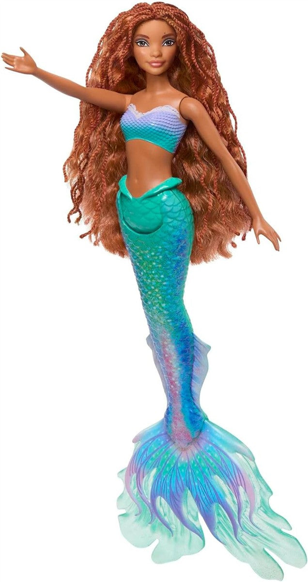 Mattel Disney Arielle Puppe Die kleine Meerjungfrau inspiriert vom Film The Little Mermaid Spielzeug beweglich Disney Geschenke Spielzeug ab 3 Jahre HLX08