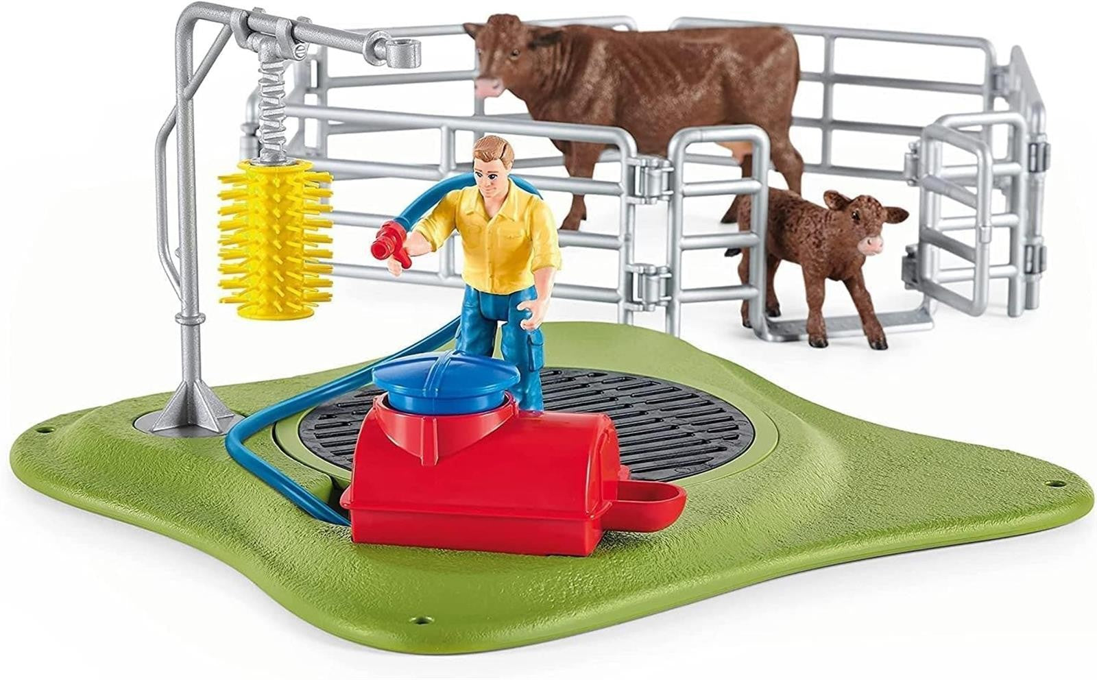 SCHLEICH 42529 Spielset Kuh Waschstation