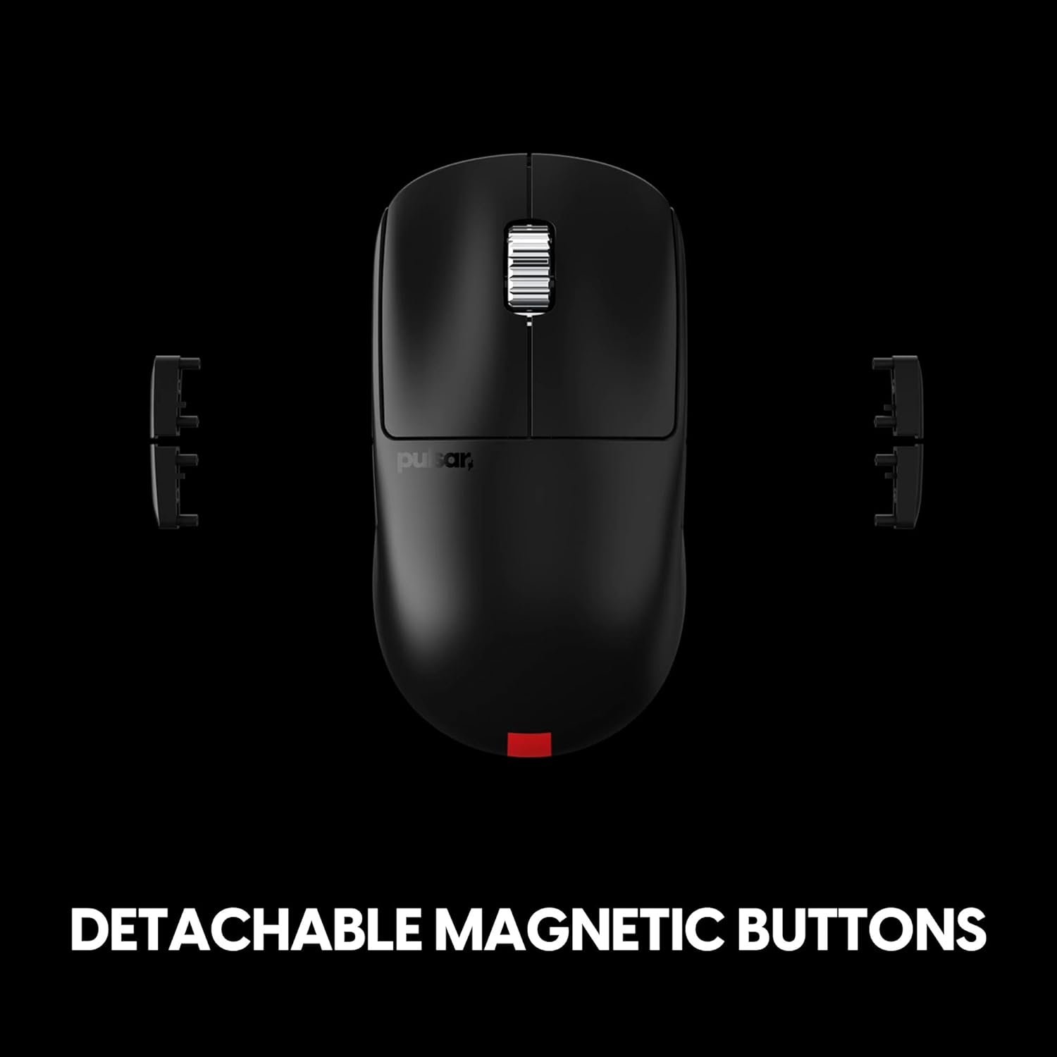 Pulsar Gaming Gears X2A v3 ES kabellose Gaming-Maus, Ultraleicht, optischer Schalter, 32000 DPI, 750 IPS, XS-1-Sensor, 8K-kompatibel (Mini, Schwarz)