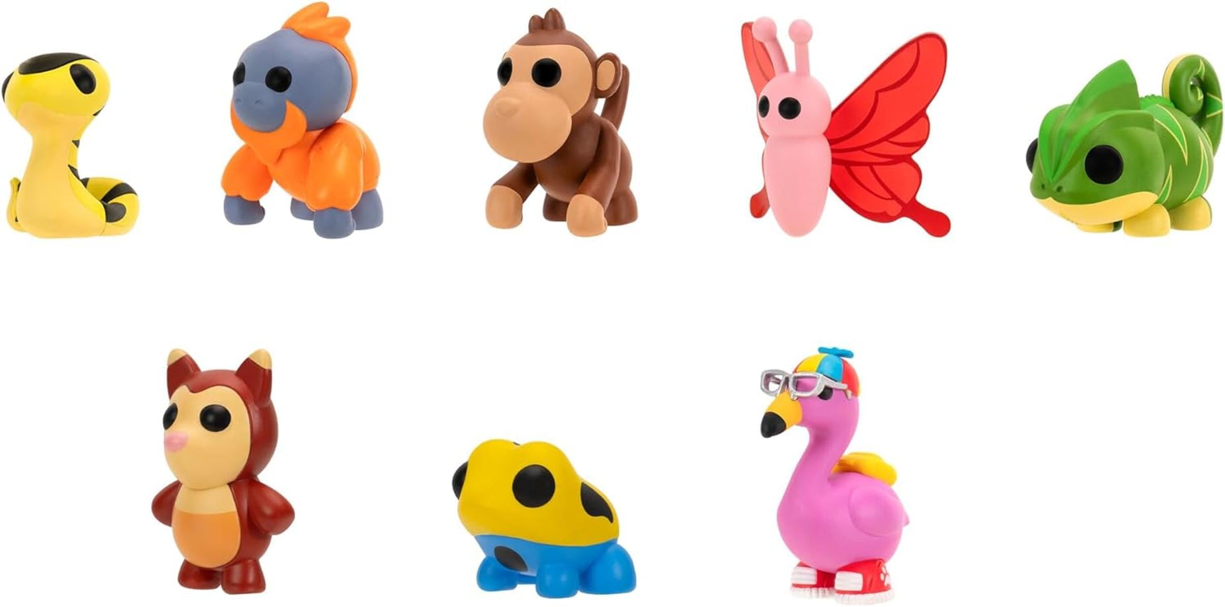 Adopt Me! AME0115-6er Figuren Pack - Tropenzeit, offizielles Figurenset