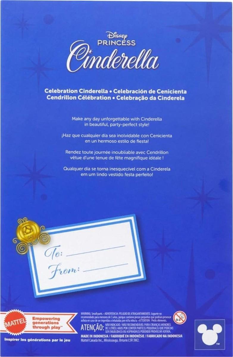 Mattel Disney Prinzessin Cinderella Geburtstag Sammelfigur Modepuppe, inspiriert vom Disney-Film, Geschenke für besondere Anlässe für Kinder und Sammler, JCR78