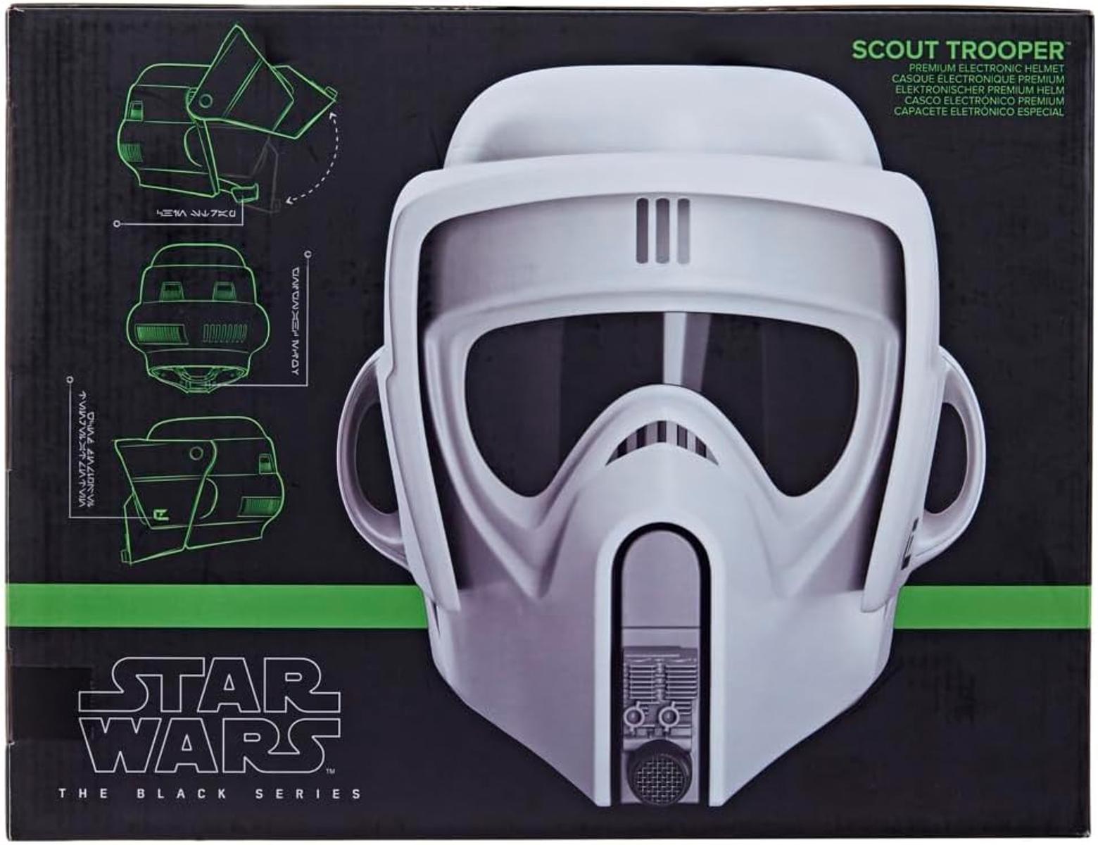 Star Wars The Black Series Scout Trooper elektronischer Helm Rückkehr der Jedi-Ritter, für Erwachsene