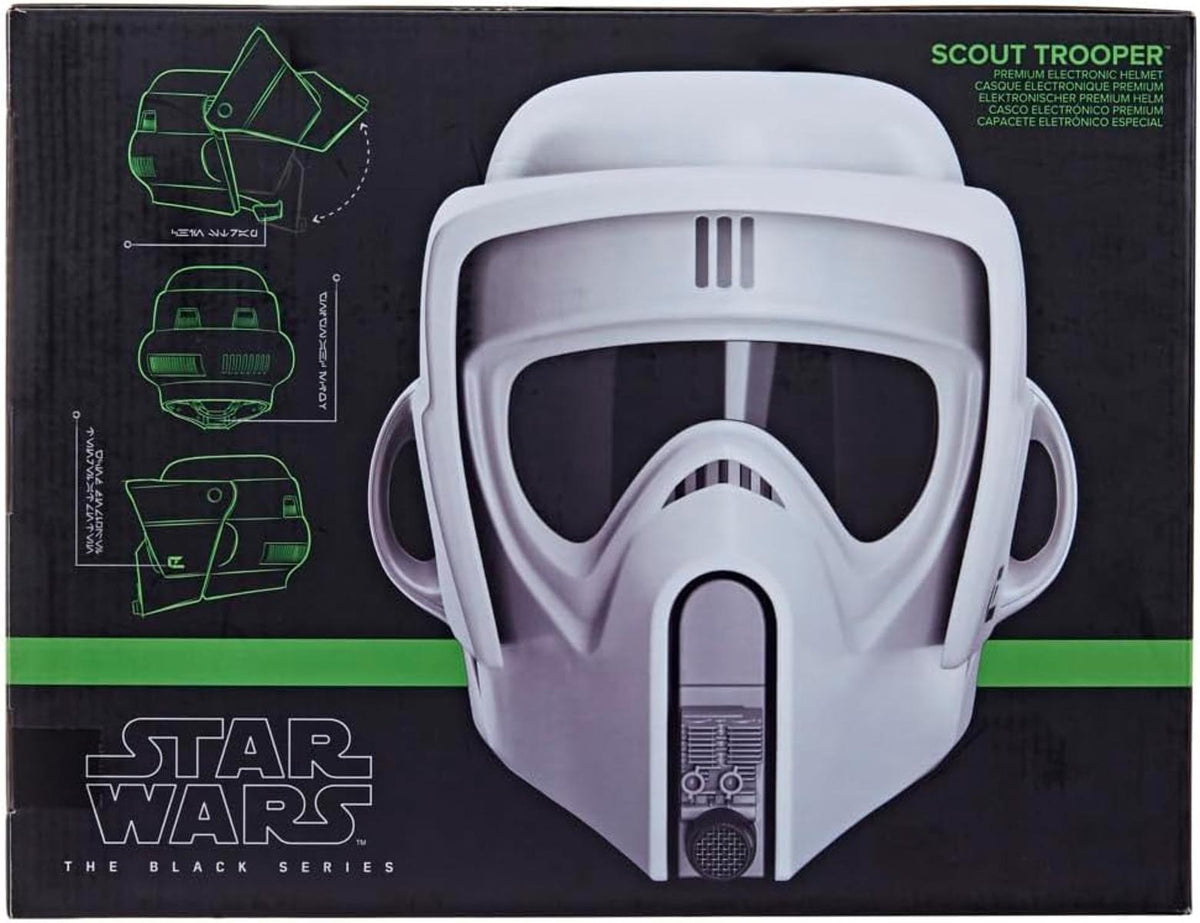 Star Wars The Black Series Scout Trooper elektronischer Helm Rückkehr der Jedi-Ritter, für Erwachsene