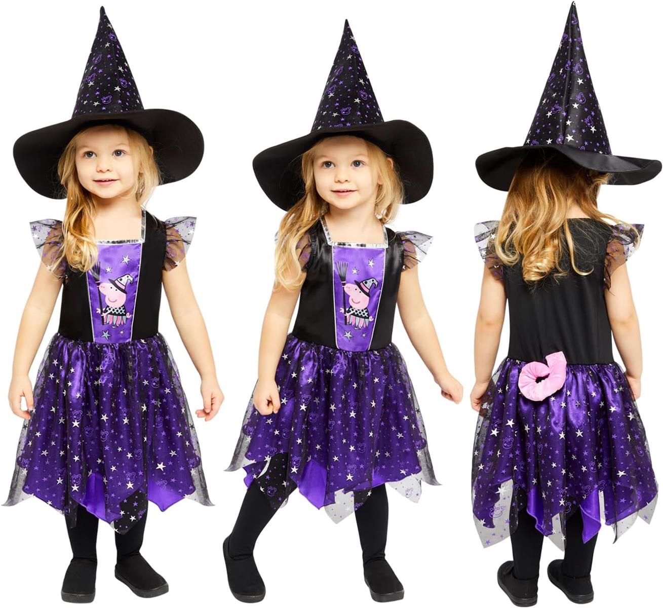 amscan Peppa Wutz Witch Kostüm 3-4 Jahre