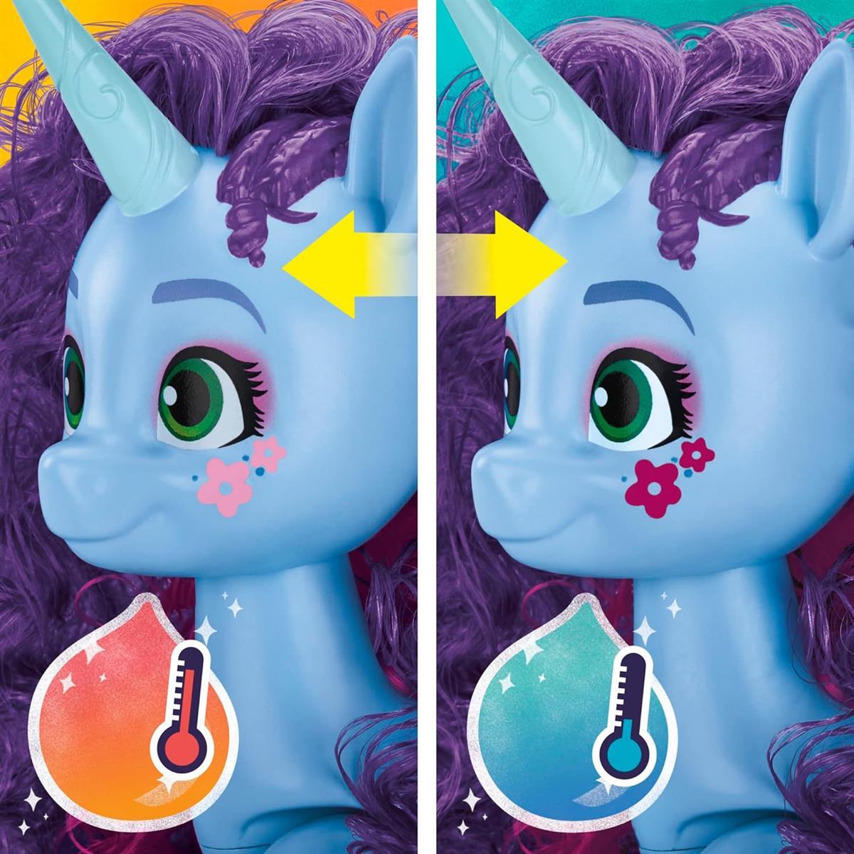 My Little Pony Spielzeug Misty Brightdawn Festival-Styling, Ponyfigur mit Accessoires