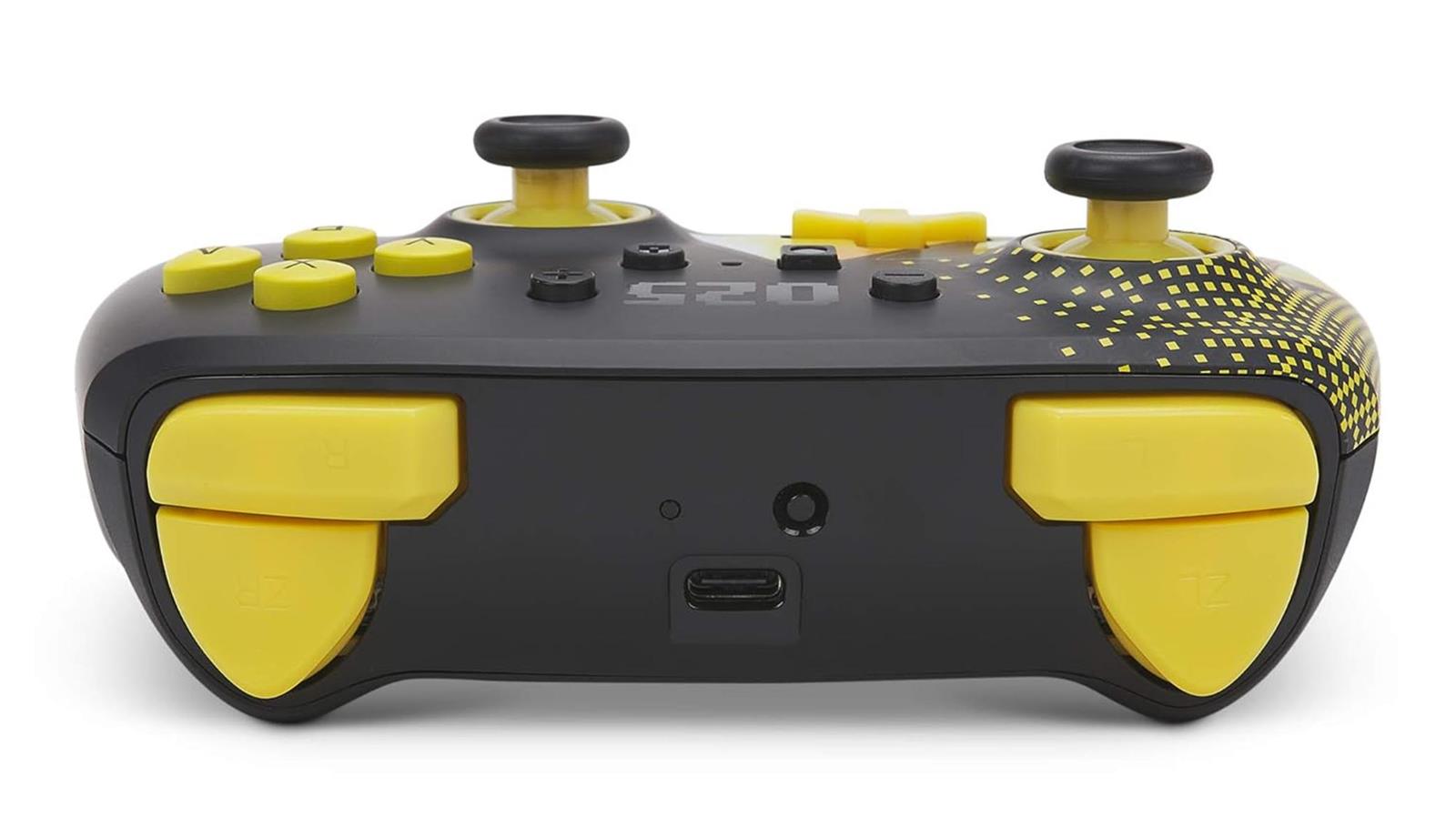 Kabelloser PowerA-Controller für Nintendo Switch - Pikachu 025, Nintendo Switch Lite, Gamepad, Spiele-Controller, Bluetooth-Controller, Aufladbar, Offiziell Lizenziert
