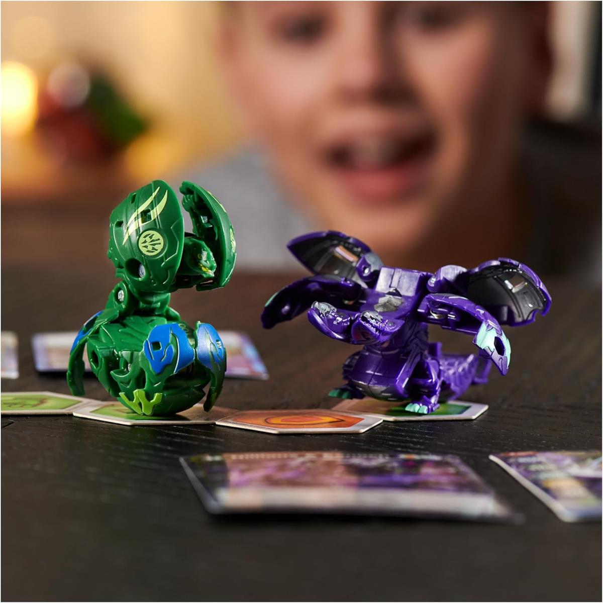 Bakugan 'Legends' 2023 Baku-Tin, hochwertige Metall-Aufbewahrungsbox mit exklusivem Fusions Gargonoid x Webam und einem weiteren Überraschungs-Ball, für Kinder ab 6 Jahren