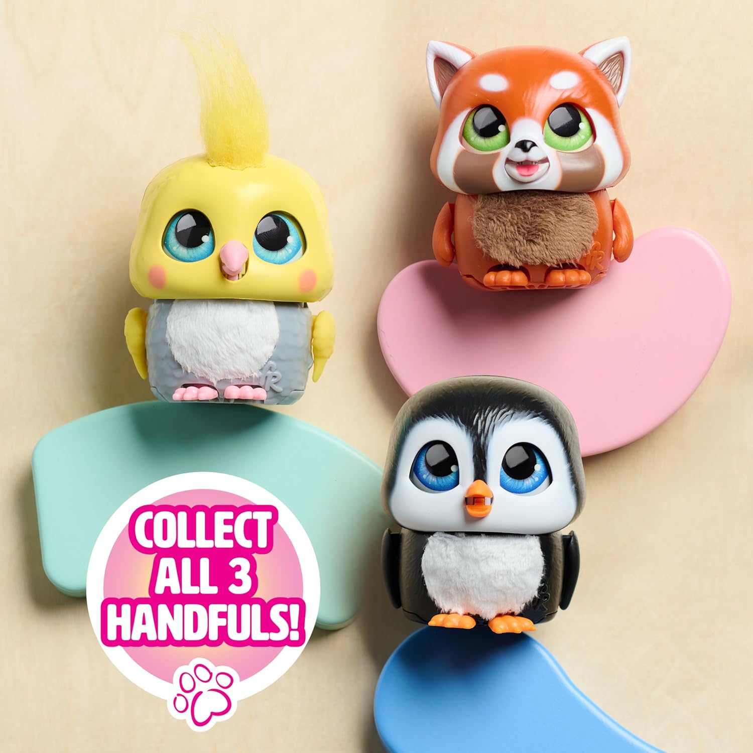 Just Play furReal Handfuls – Chirps, der Kakadu, 8,9 cm großes, interaktives Spielzeug für Jungen, Mädchen und Kinder ab 4 Jahren