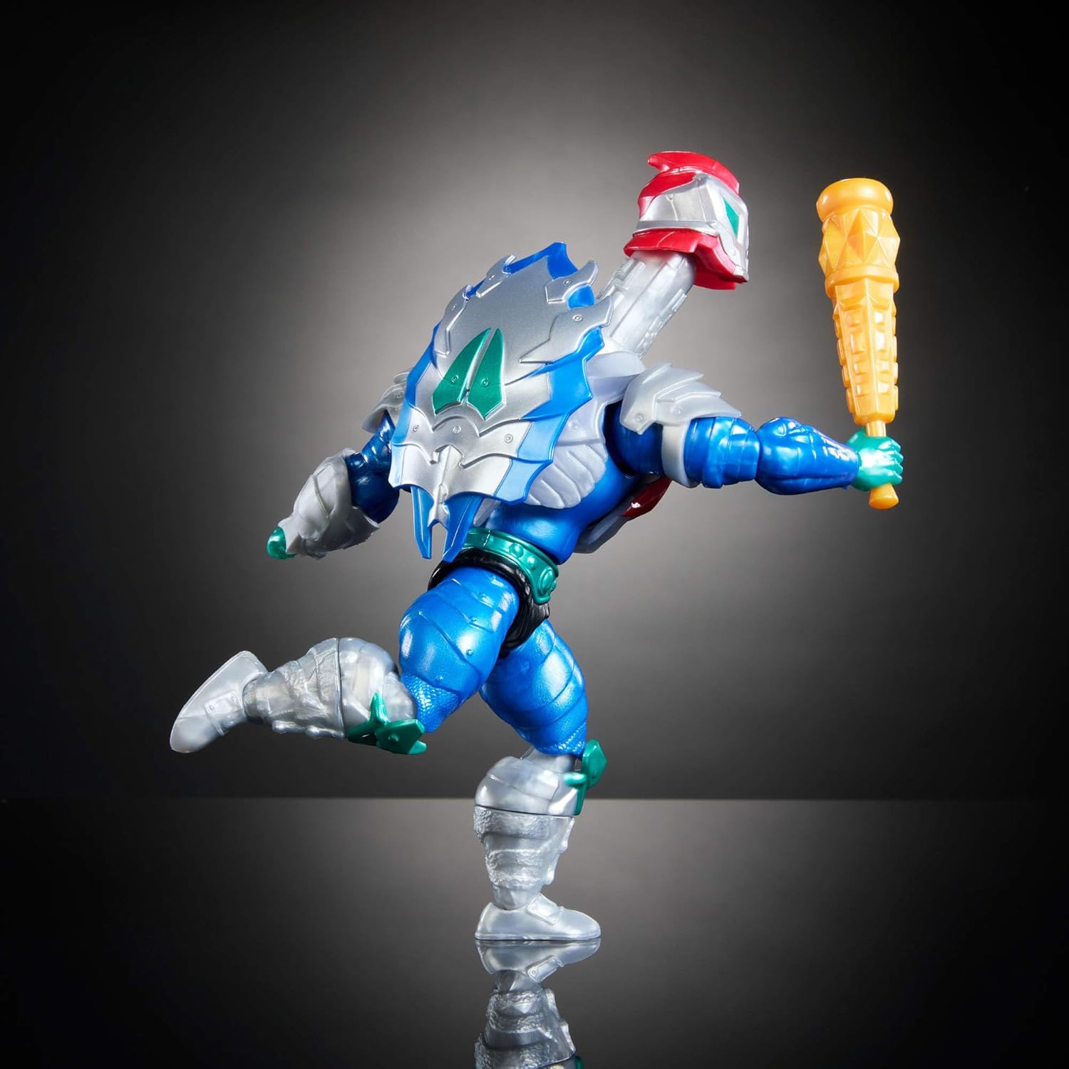 Masters of the Universe Origins Turtles of Grayskull Mekaneck Reptile Wars Bewegliche Actionfigur, Teenage Mutant Ninja und MOTU Crossover Helden-Spielzeug, JBN00