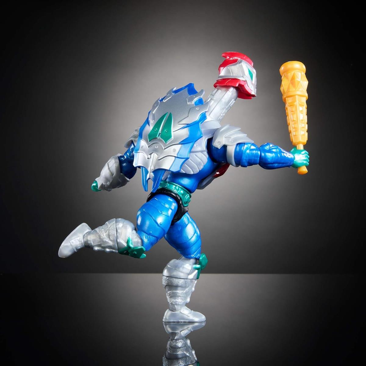 Masters of the Universe Origins Turtles of Grayskull Mekaneck Reptile Wars Bewegliche Actionfigur, Teenage Mutant Ninja und MOTU Crossover Helden-Spielzeug, JBN00