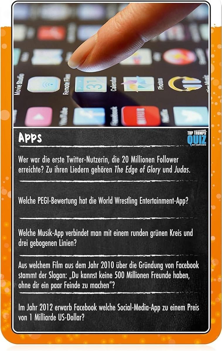 Top Trumps Quiz Pub Quiz Edition - Kartenspiel für Pub und Trivia Fans! - Fanartikel & Merchandise - Kartenspiel für 2+ Spieler ab 14+ Jahren - Deutsch