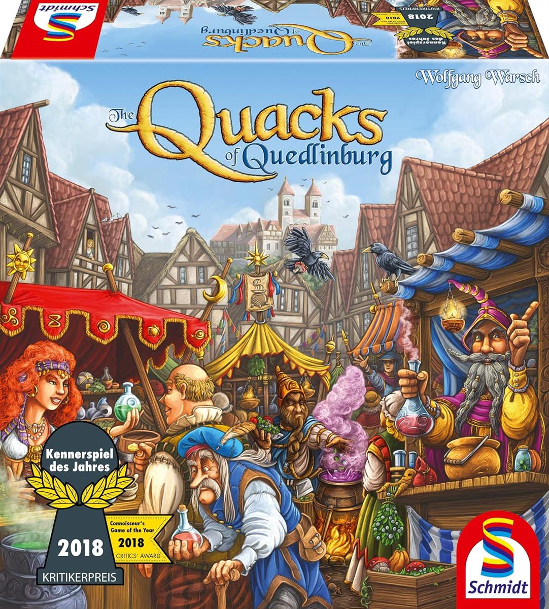 Schmidt, Quacks of Quedlinburg, Brettspiel Englische Ausgabe 10+ 2-4 Spieler