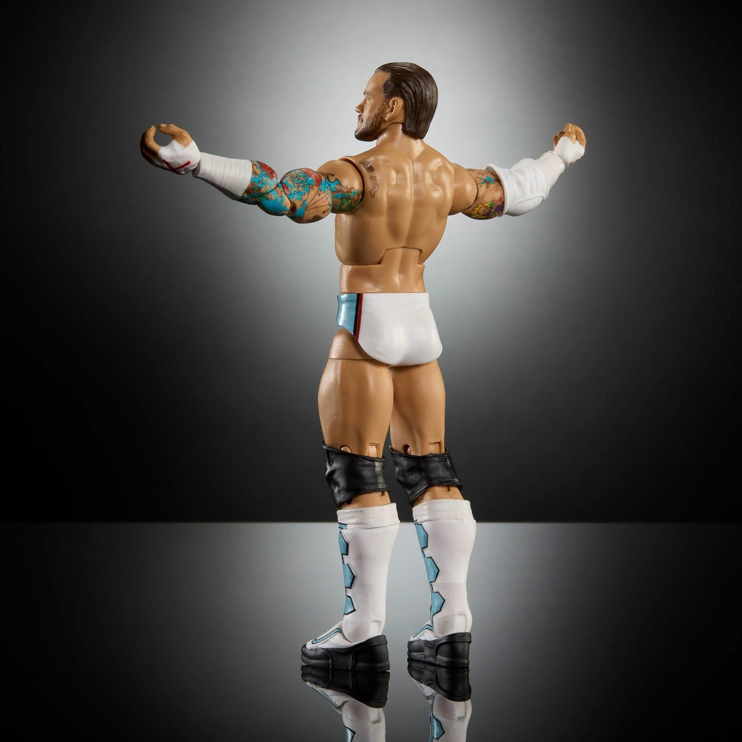 Mattel WWE Elite Actionfigur und Zubehör, Greatest Hits 2025, ca. 15 cm große Sammelfigur cm Punk mit 25 Bewegungspunkten und austauschbaren Händen, JHT46,