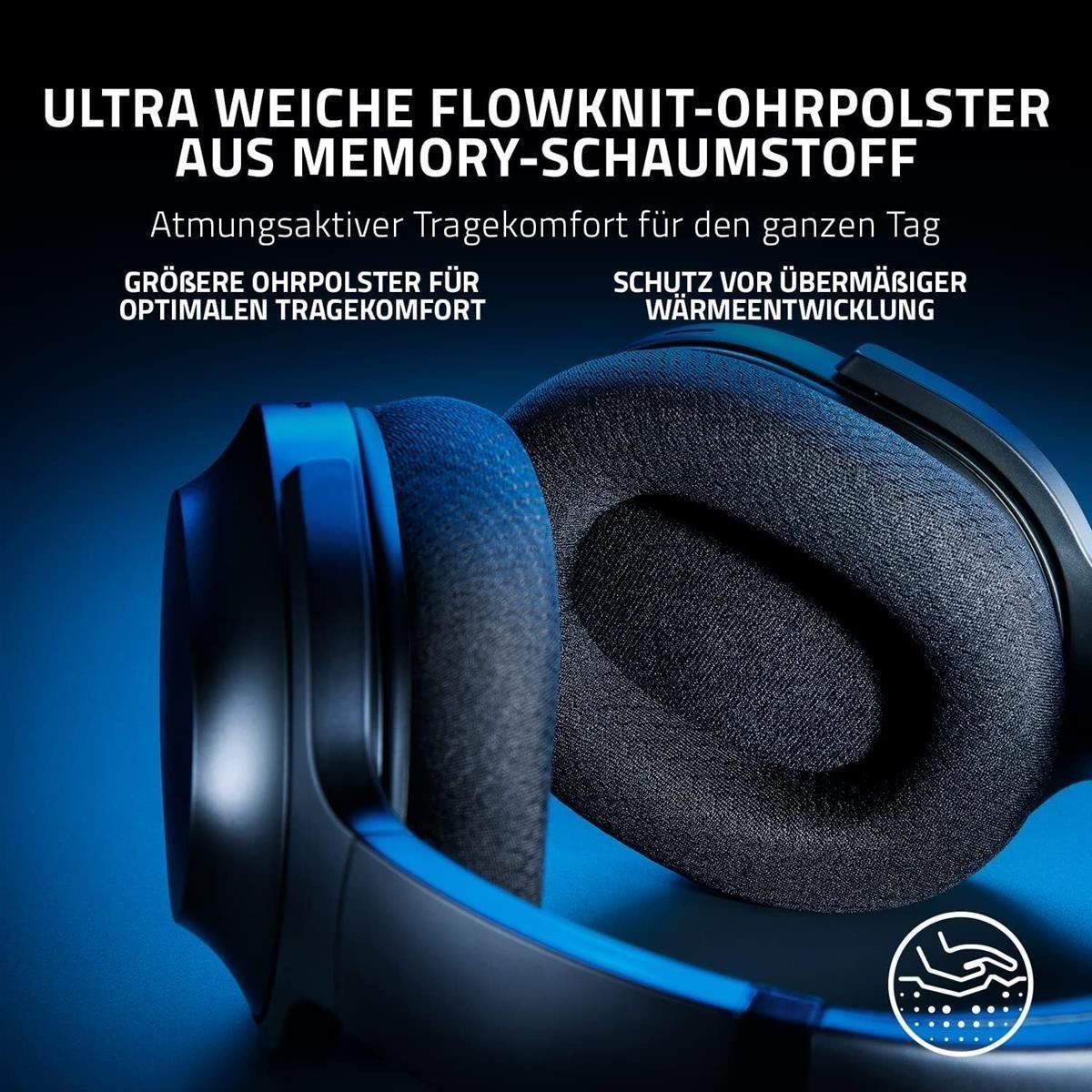 Razer Barracuda - Kabelloses Multiplattform-Headset für Gaming und Mobile Geräte (SmartSwitch Dual Wireless, Geräuschunterdrückendes Mikrofon, Triforce-Treiber 50mm, USB-C) Schwarz