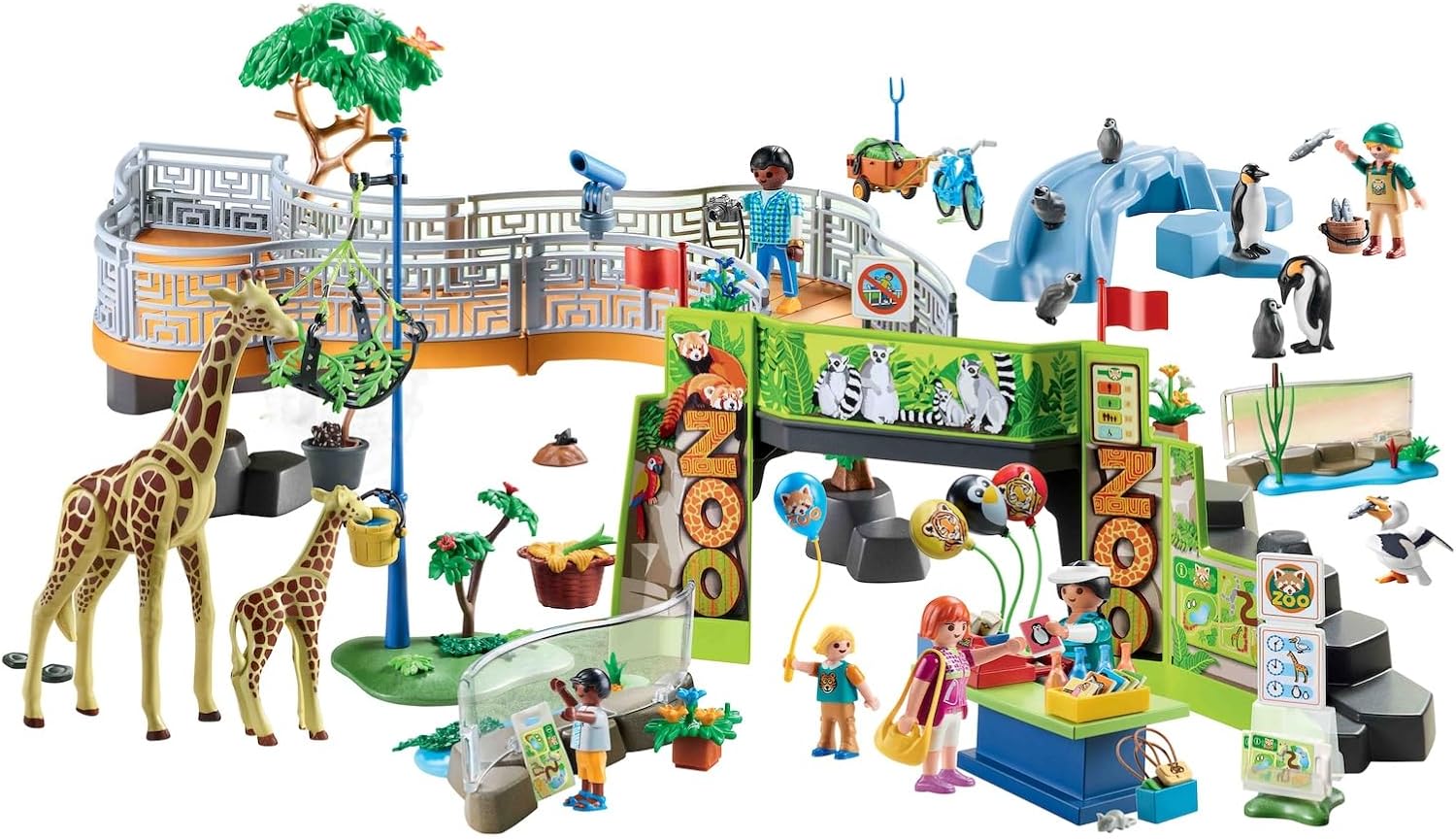 PLAYMOBIL MyLife 71600 Mein großer Erlebnis-Zoo
