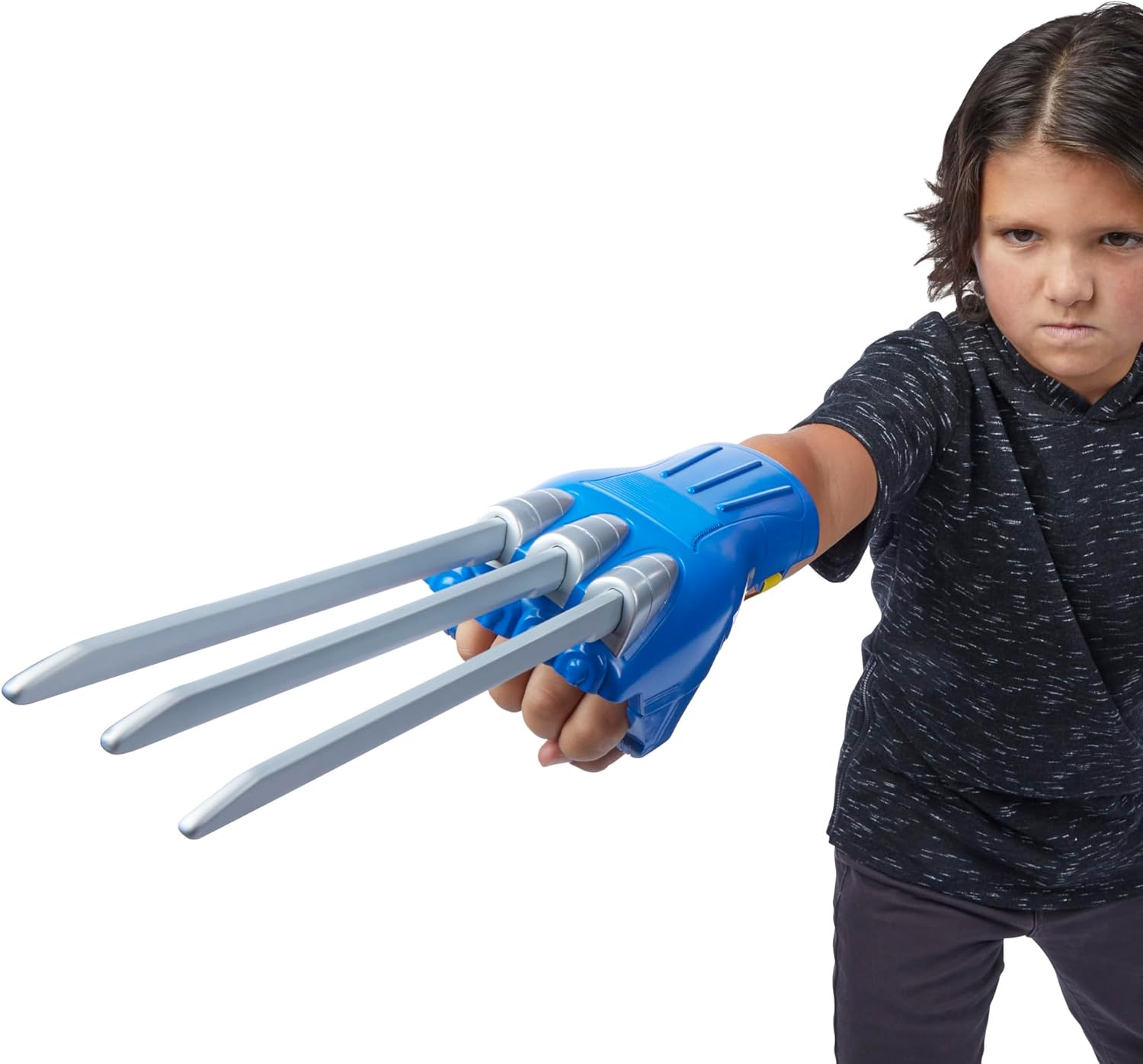 Marvel Studios X-Men '97 Wolverine Action-Kralle Rollenspielzeug, Superhelden-Spielzeug für Kinder ab 5 Jahren, Blue