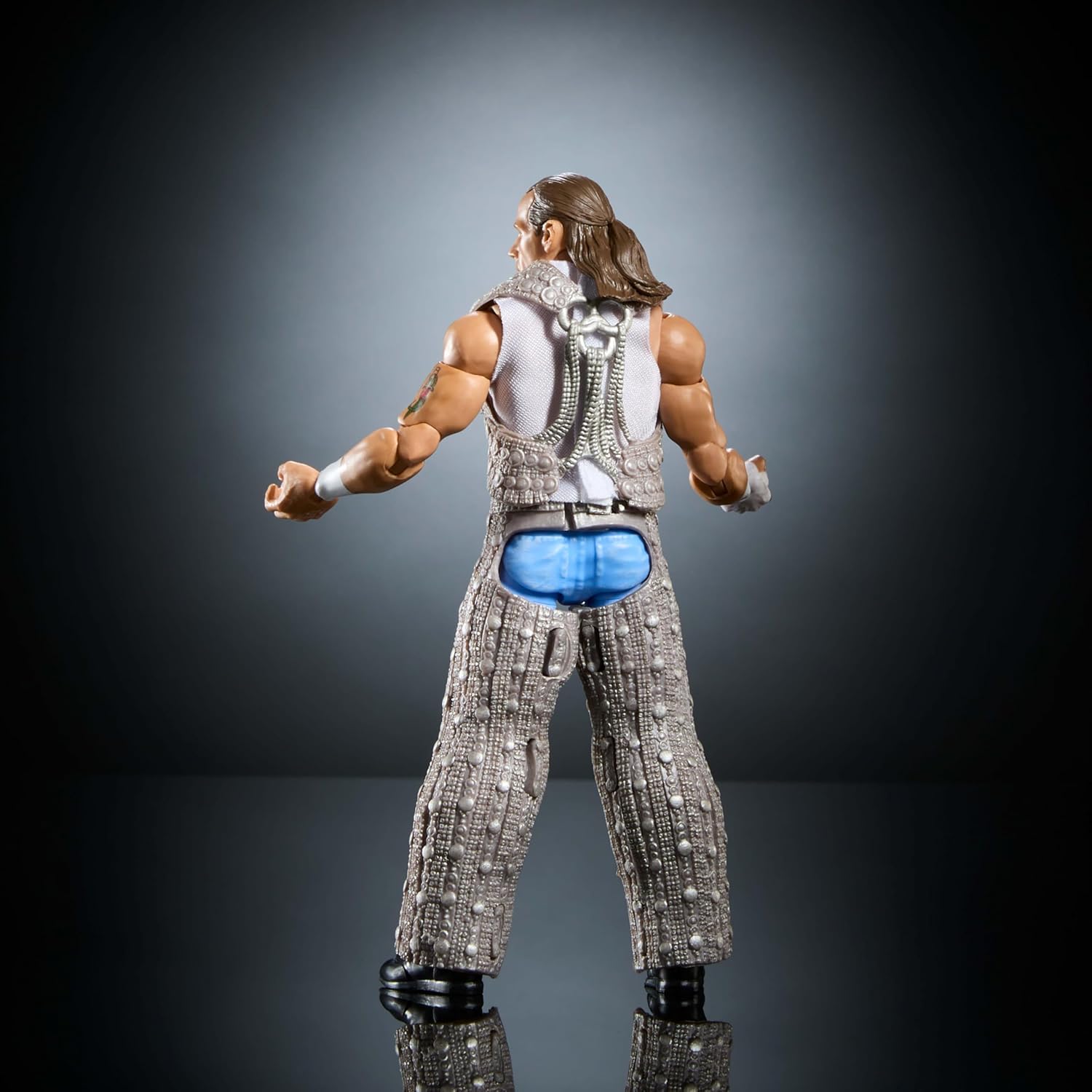 Mattel WWE Elite Collection Actionfigur und Zubehör, Premium Live-Event Shawn Michaels-Set, SummerSlam mit William Regal-Bauteilen für eine weitere Figur, JCJ56