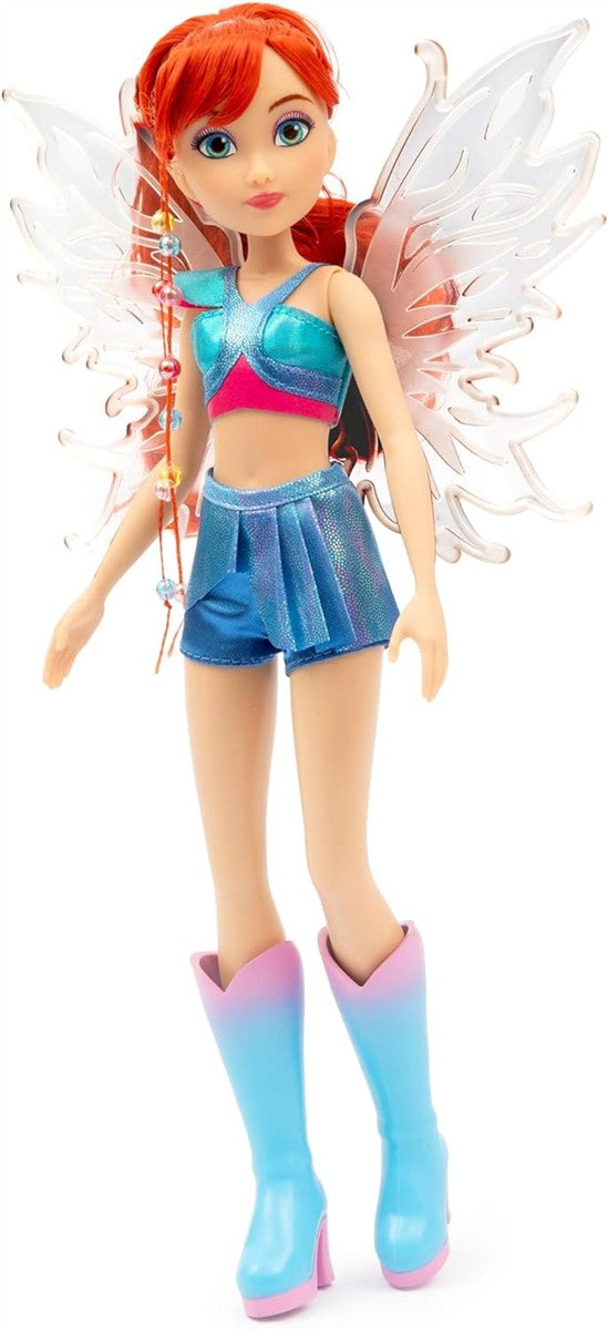 Winx Fairy Light Up Wings Doll – Bloom with Sparkling Outfit & Glowing Wings – 27cm Fashion Doll with Poseable Limbs – Interactive Light-Up Wings for Magical Play – Official Winx Club Toy – Ages 4+