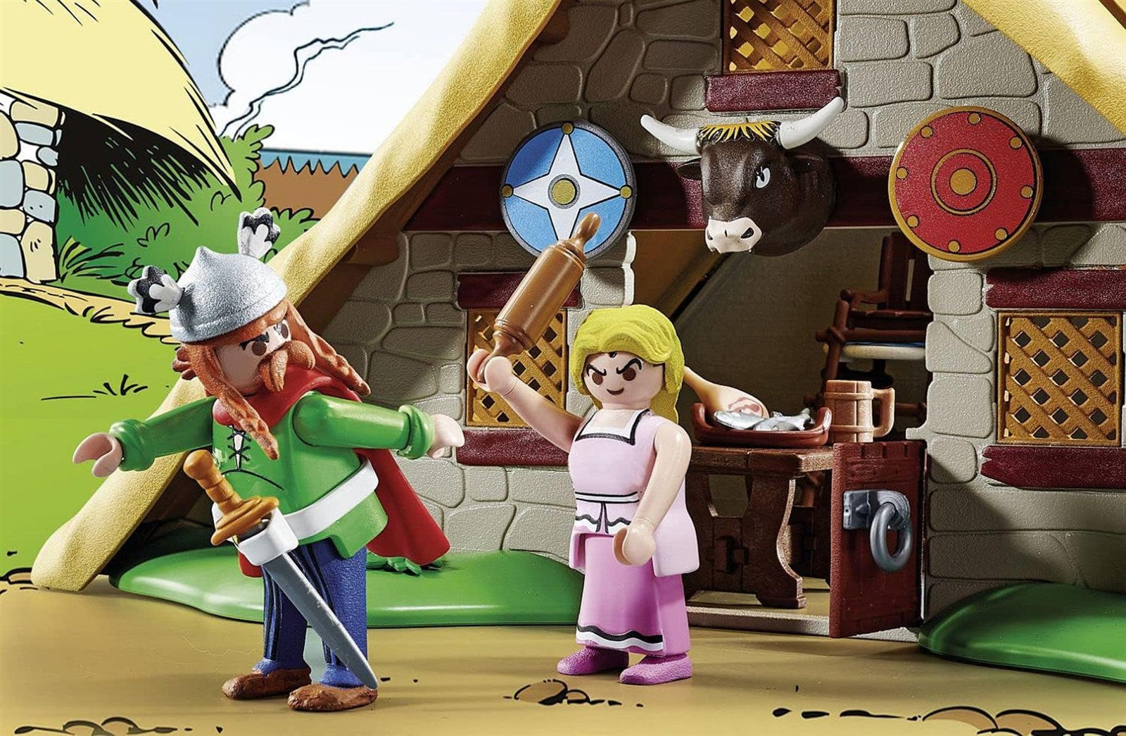PLAYMOBIL Asterix 70932 Hütte des Majestix