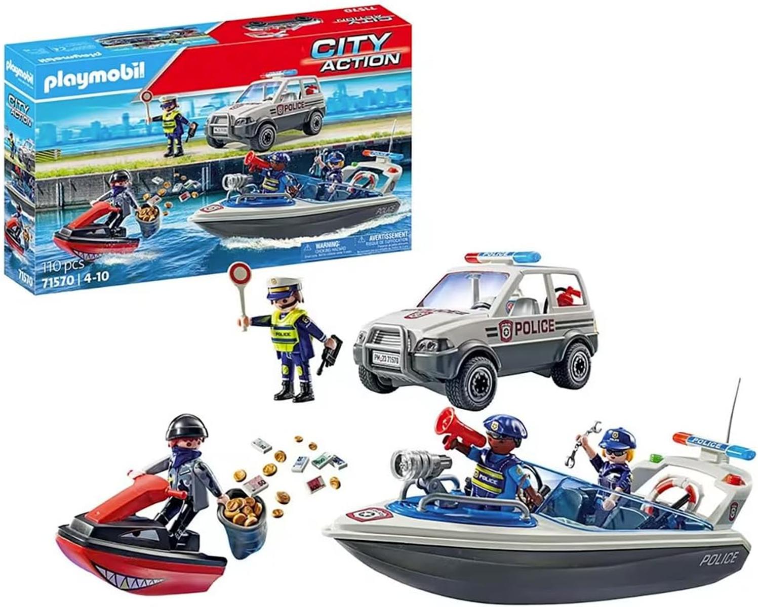 PLAYMOBIL 71570 Polizeijagd im Wasser