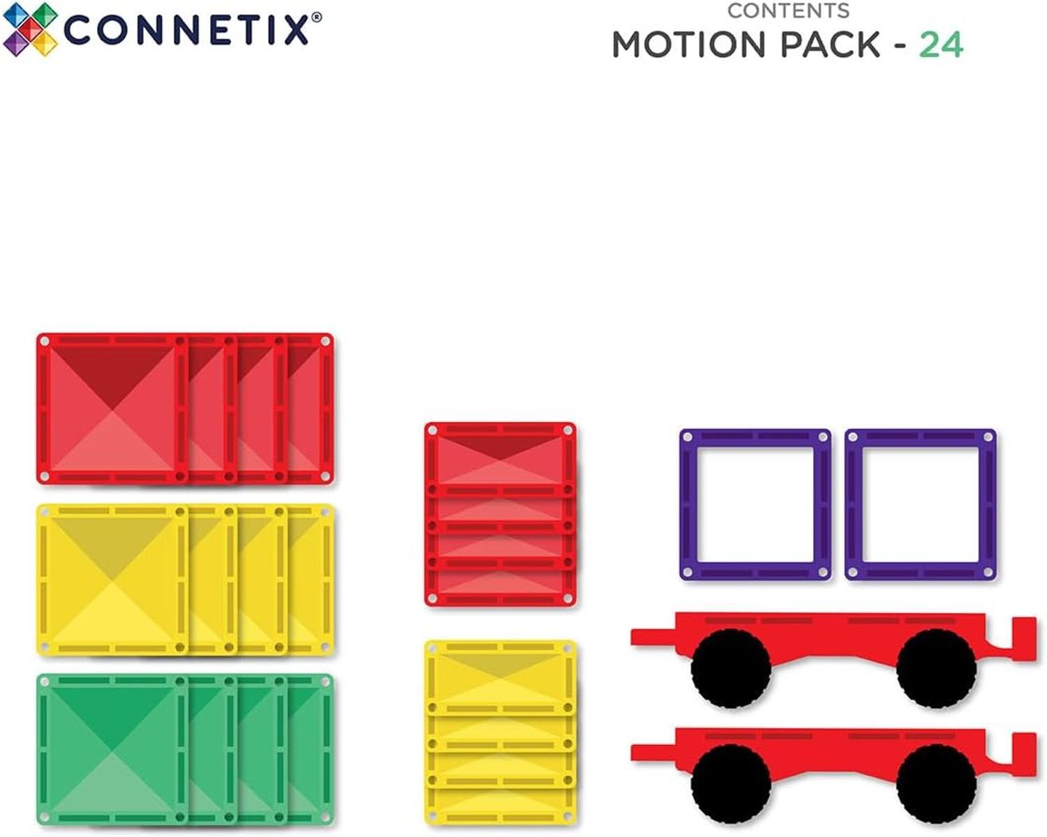 CONNETIX Magnetbausteine Regenbogen 24 Stück