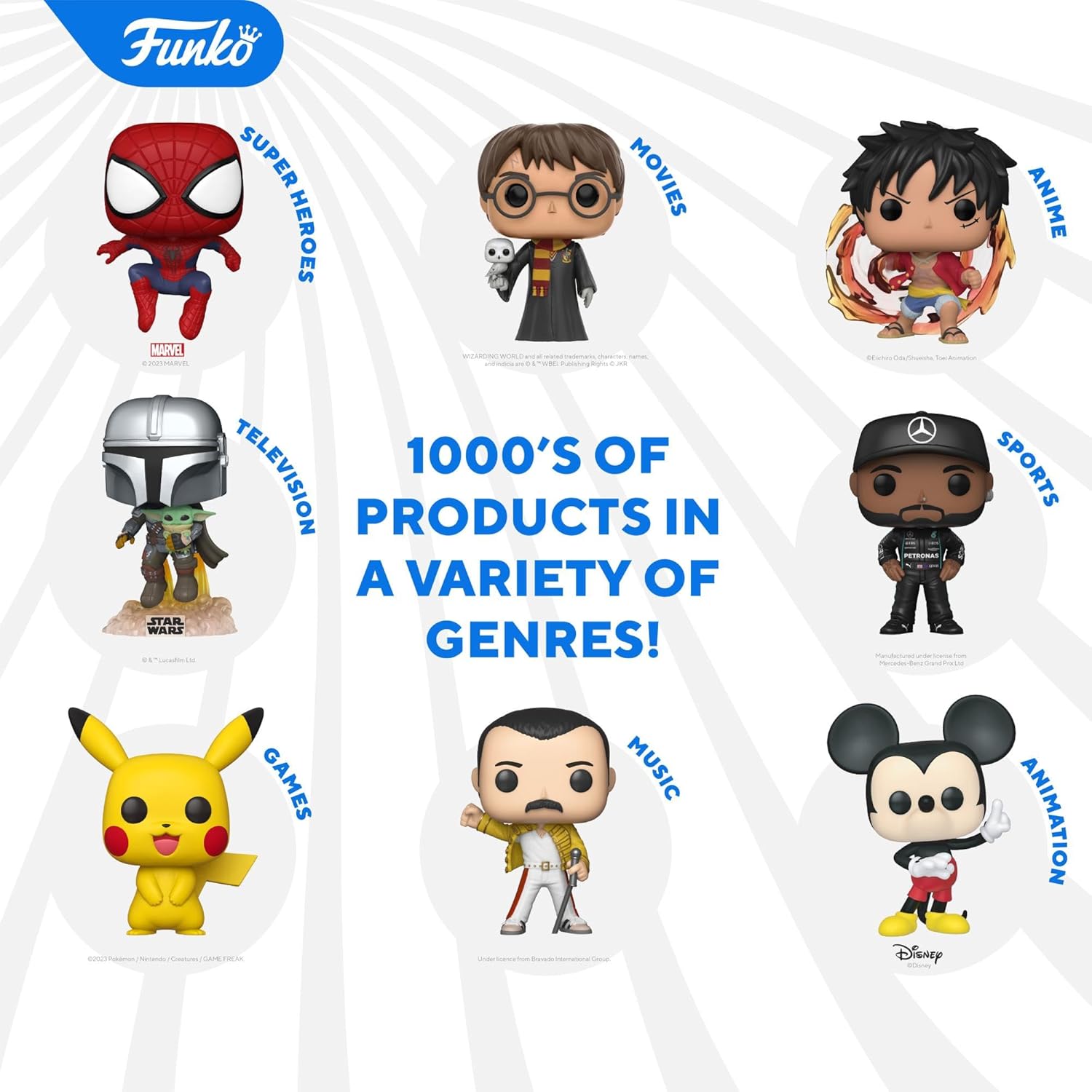 Funko Bitty POP! 4 Pack: One Piece - Usopp, Kaya, Kuro, Mystery Mini Figure - 1 in 6 Chance of Receiving the Rare Chase Variant - Styles May Vary - 0,9 Zoll (2,2 cm) Sammelbar - Geschenkidee | 1 von 6 Chance auf seltene Chase-Variante, Stile können variie