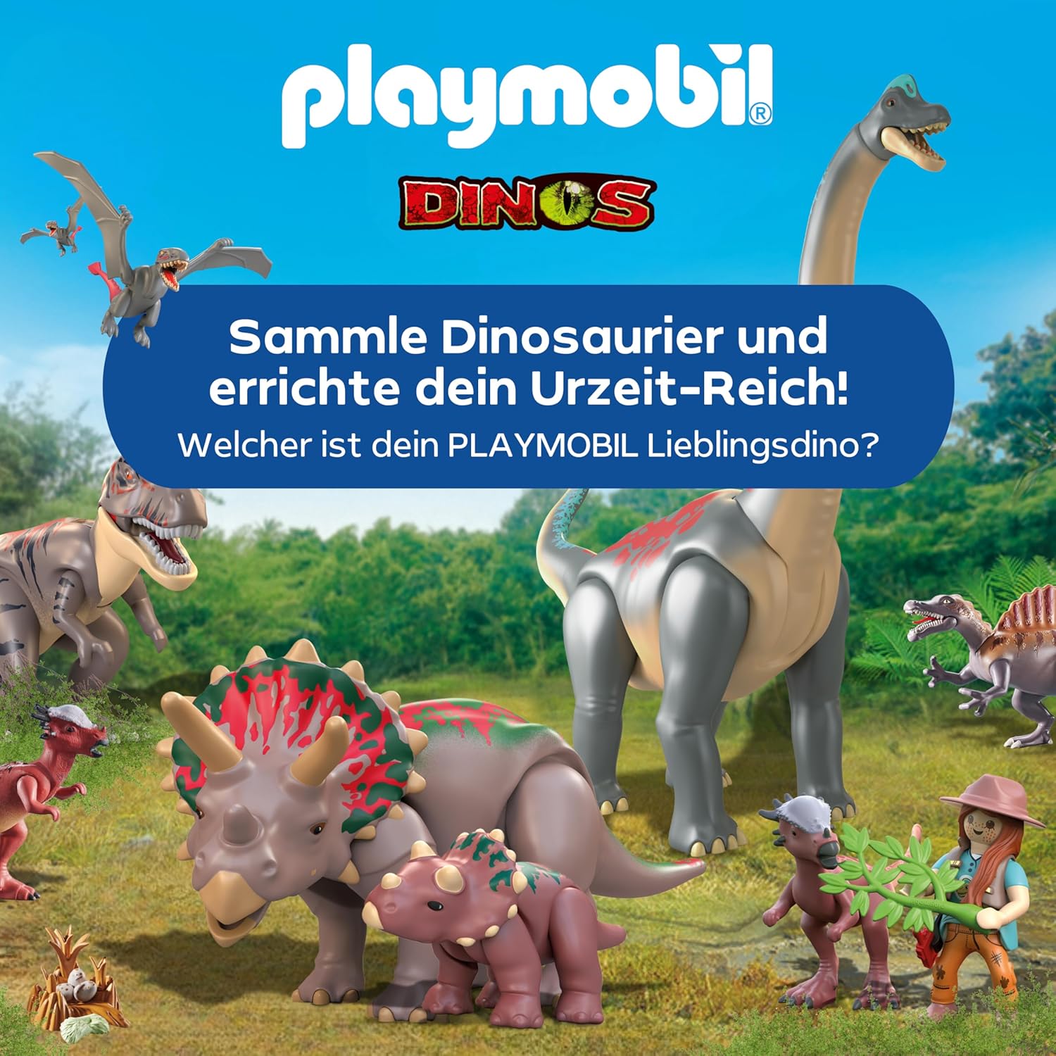 PLAYMOBIL | Dinos | Spinosaurus-Angriff auf Dino-Ausgrabung | Dinosaurier Spielset | Actionspielzeug | Abenteuer Spielzeug für Kinder ab 4 Jahren | 71820
