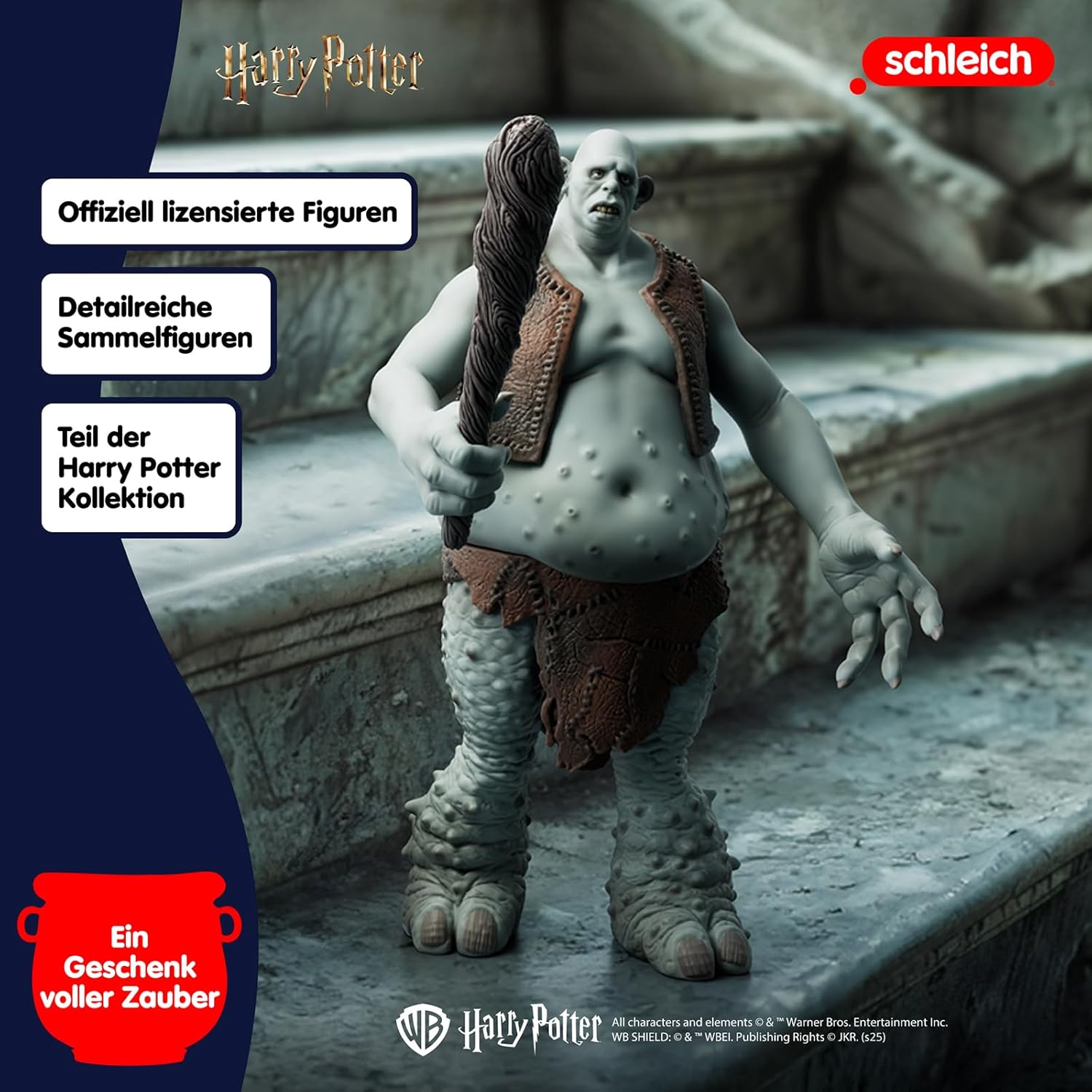 schleich 13994 Troll, ab 6 Jahren, Harry Potter - Spielfigur, 16 x 16 x 18 cm