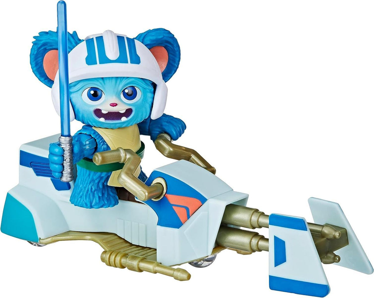 Star Wars Nubs Figur & Speeder Bike, Skala: 10 cm, Action-Figur & Fahrzeug, Spielzeug, Vorschulspielzeug für Kinder ab 3 Jahren
