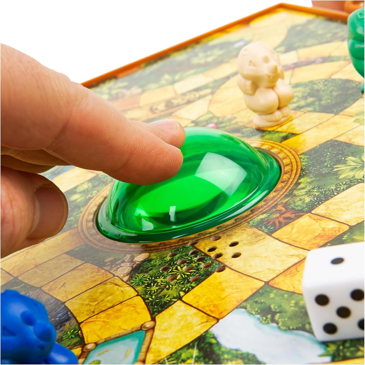 Spin Master Games - Jumanji - das actiongeladene Familienspiel, Deluxe-Version mit Spielcomputer inkl. Licht- und Soundeffekten; für 2–4 mutige Abenteurer ab 8 Jahren
