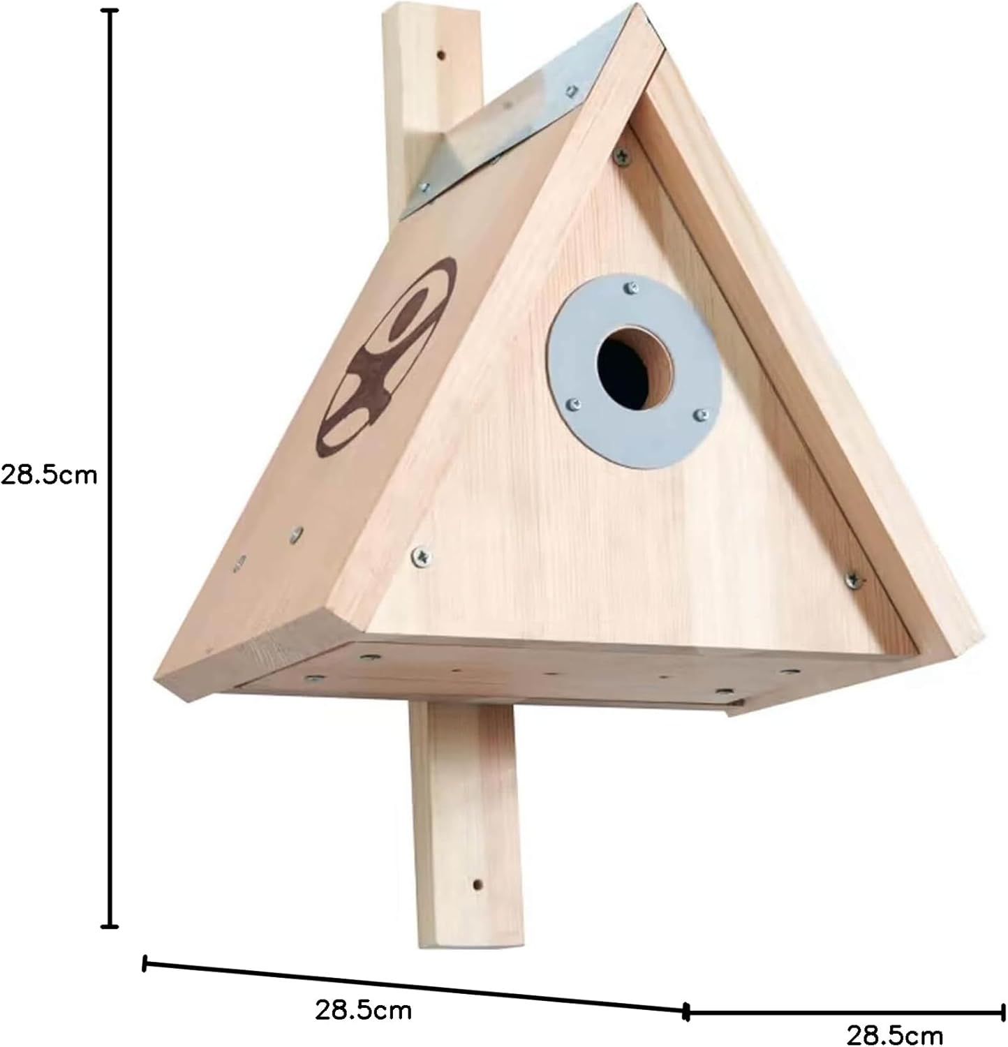 HABA 304544 - Terra Kids Nistkasten - Bausatz, Bausatz und Anleitung zum Selber Bauen eines Nistkastens für Kinder (28,5 x 40 x 28,5 cm), zum Beobachten von Vögeln