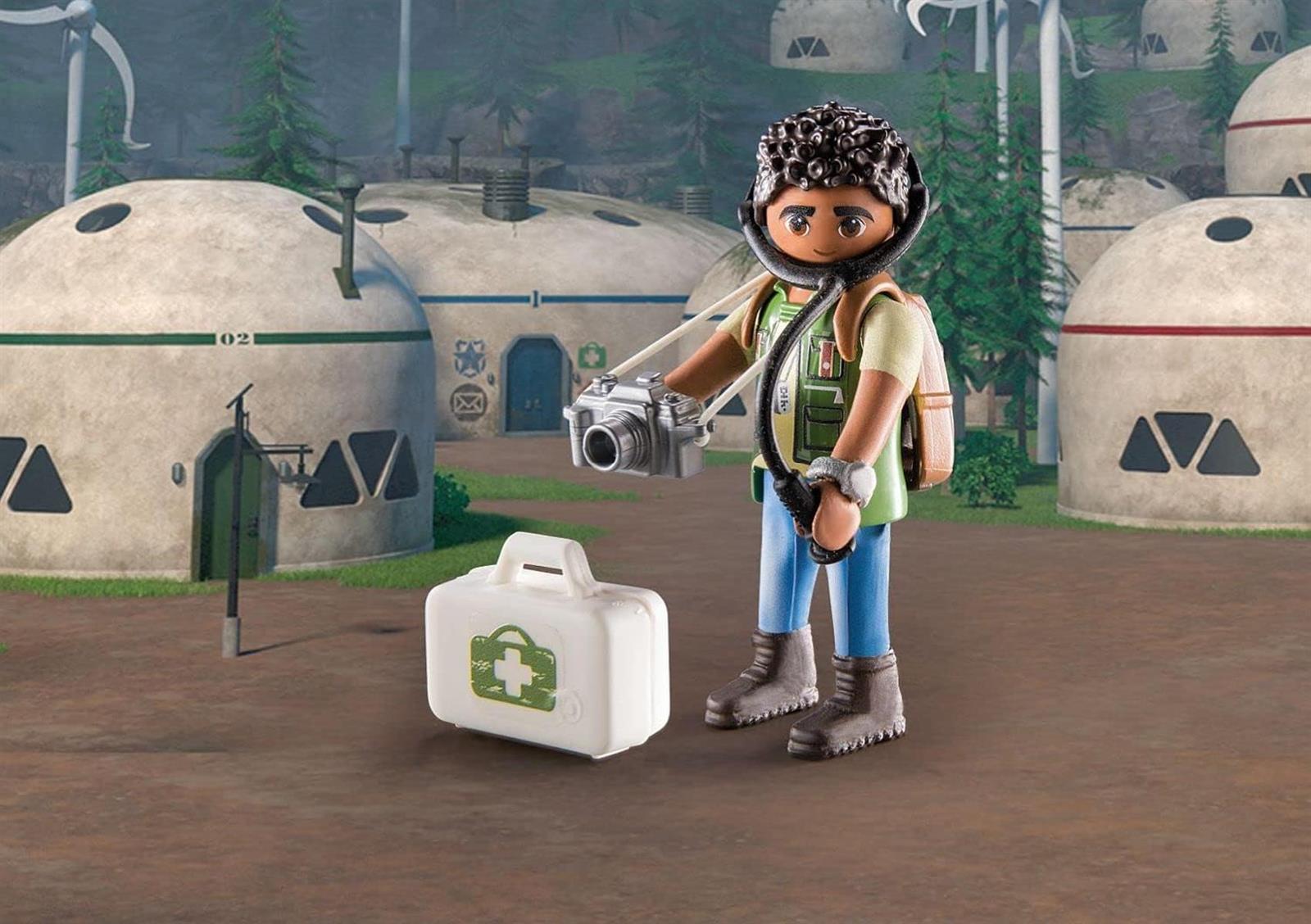 PLAYMOBIL DreamWorks Dragons 71082 Dragons: The Nine Realms - Plowhorn & D'Angelo, Dragons-Figur und Spielzeug-Drache mit Hörnern, Spielzeug für Kinder ab 4 Jahren