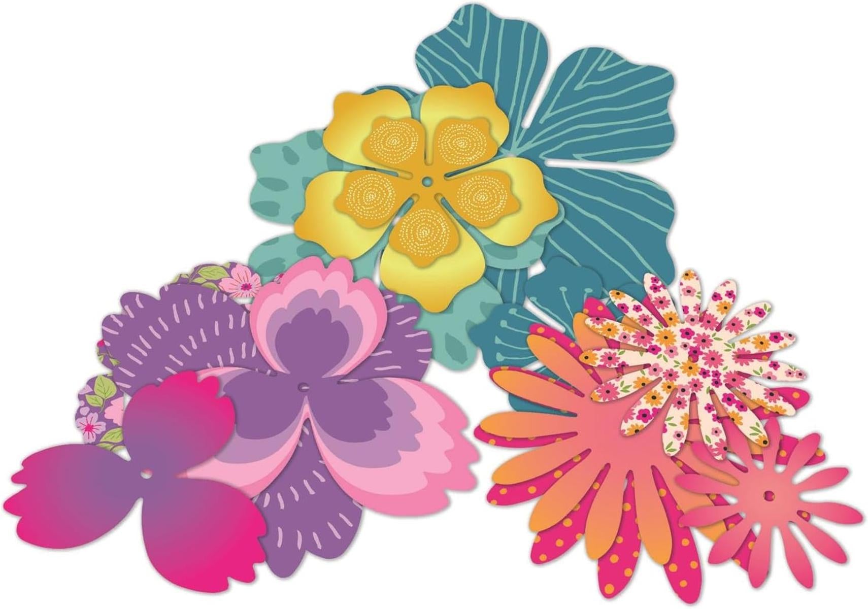 Clementoni IDEA Duftende Blumen-Kreationen - Bastelset für Kinder mit Blütenblättern, Stielen, Parfüm & anpassbarer Vase - Fördert Fantasie und Kreativität für Kinder ab 7 Jahren 18859