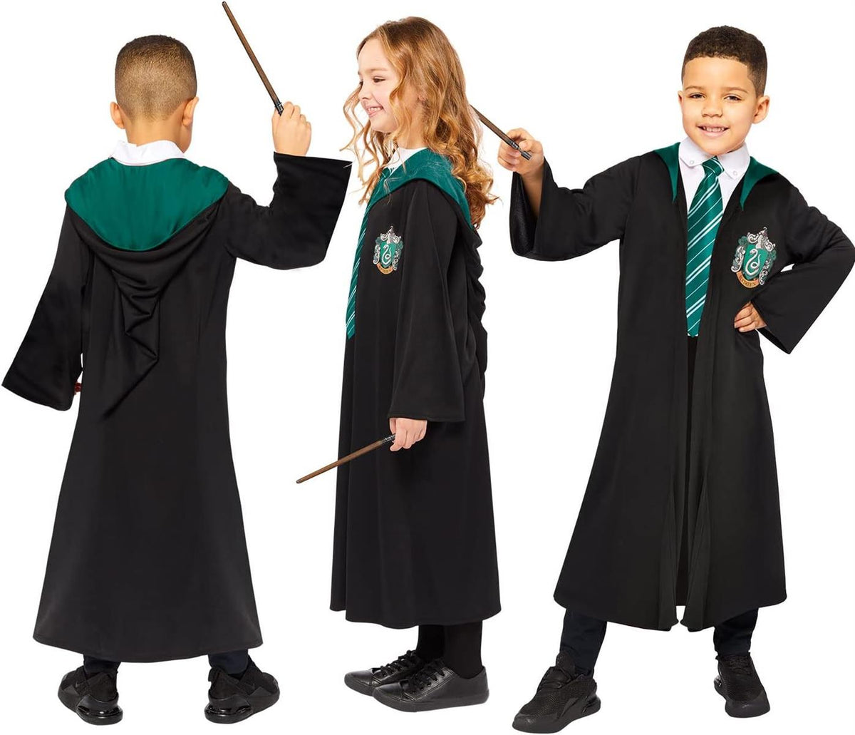 amscan Harry Potter Slytherin Kostüm Schulrobe 6-8 Jahre