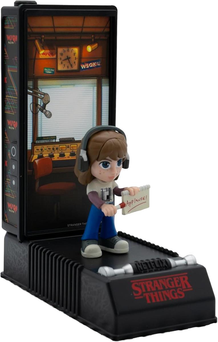 YuMe Stranger Things Walkie-Talkie zum Sammeln | Reversible Minifigur Capsule Series 3 und Display | Netflix Merchandise | Geschenkspielzeug für Kinder, Erwachsene und Fans der Serie