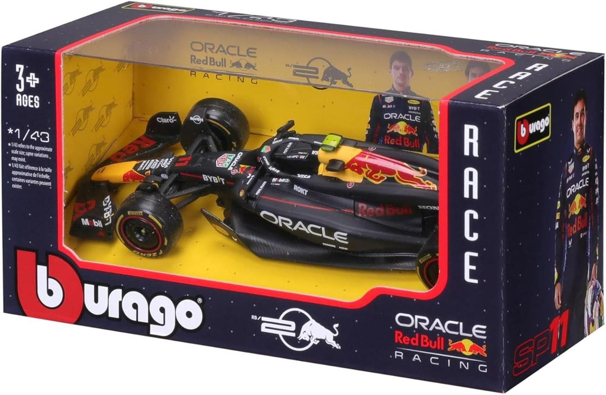 Bburago - Red Bull Racing RB20 Max Verstappen #1 2024 - Realistisches Modellauto im Maßstab 1:43, gefahren von Max Verstappen, offizielle Red Bull-Lizenz, empfohlenes Alter 3+ Jahre