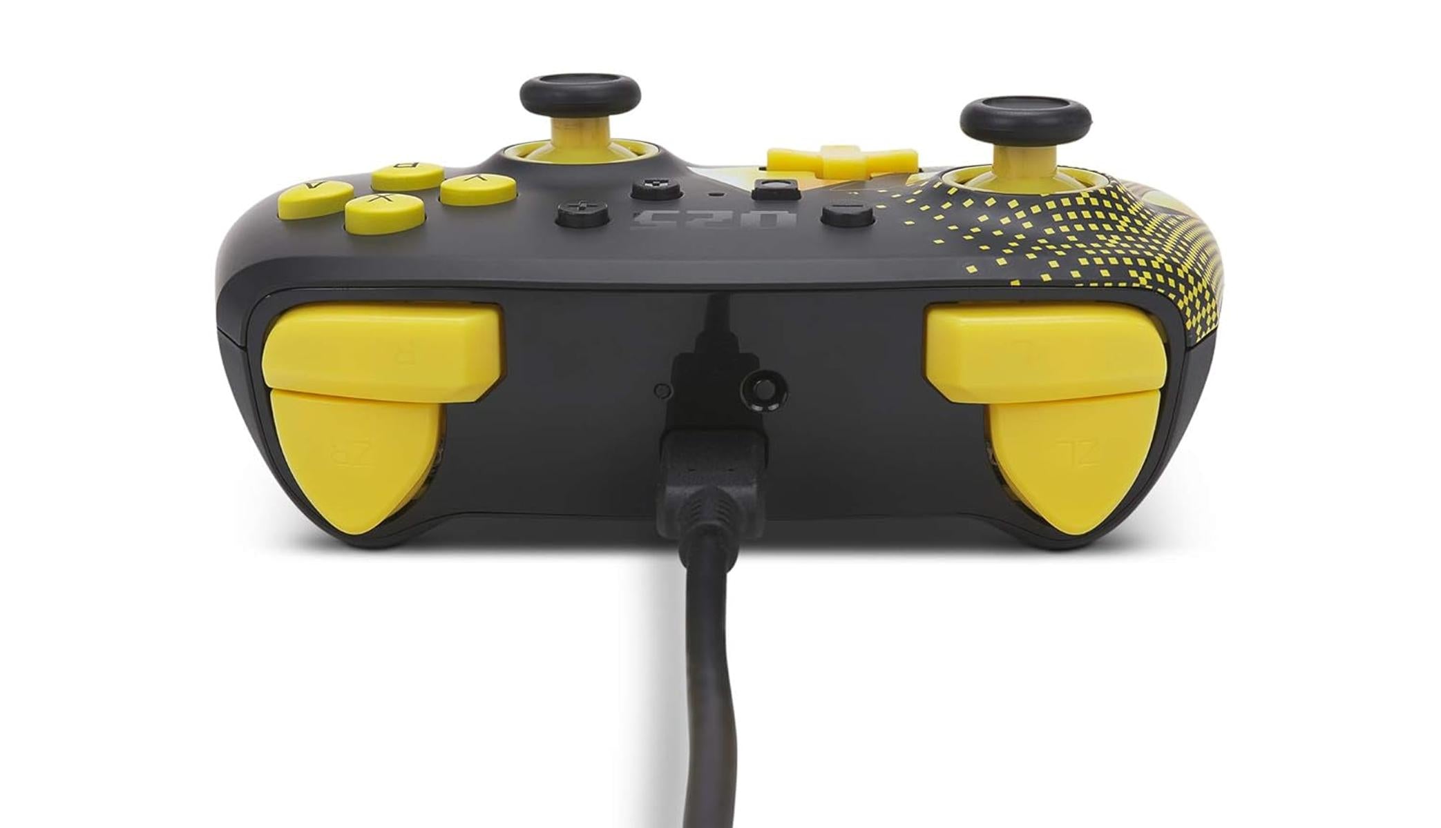 Kabelloser PowerA-Controller für Nintendo Switch - Pikachu 025, Nintendo Switch Lite, Gamepad, Spiele-Controller, Bluetooth-Controller, Aufladbar, Offiziell Lizenziert