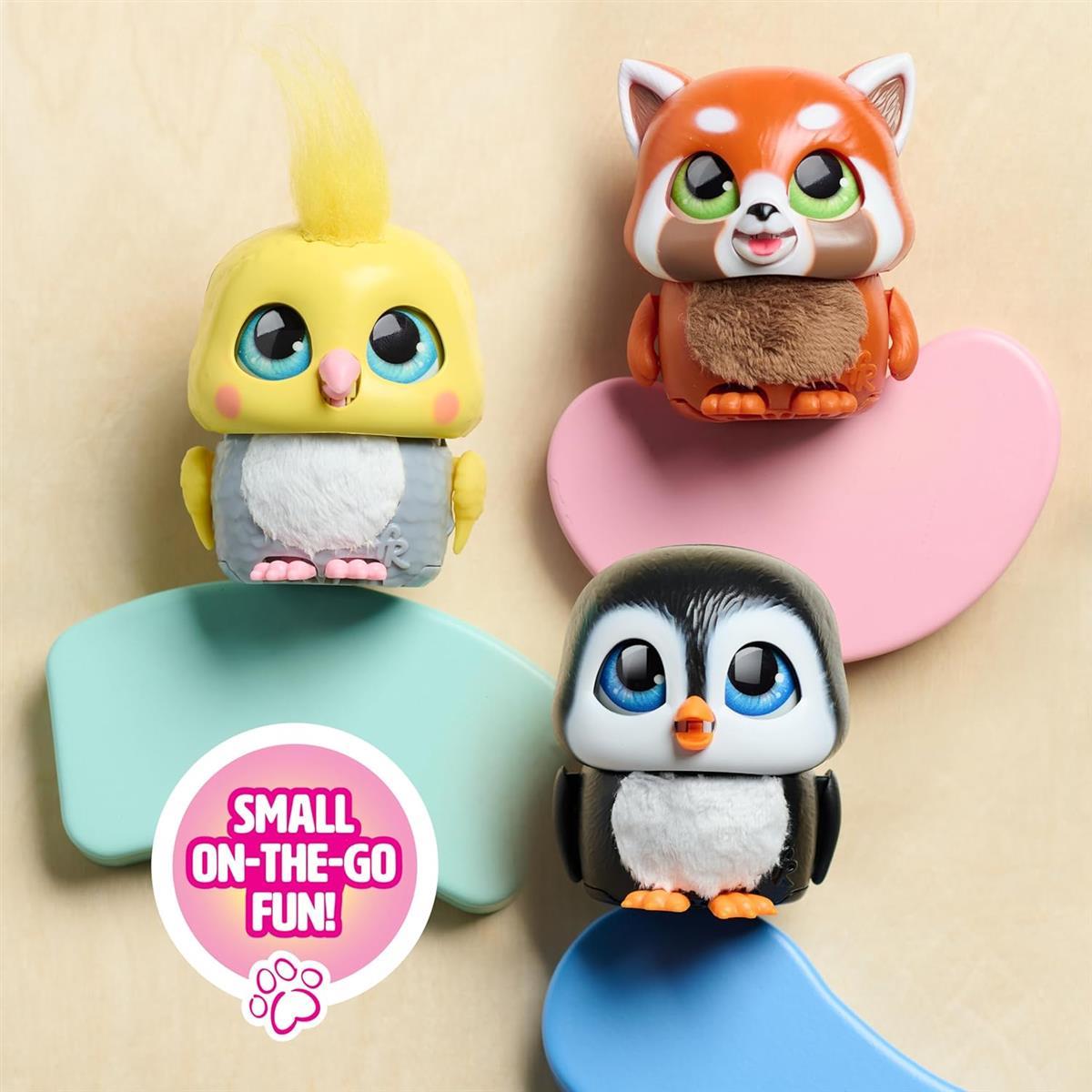 Just Play furReal Handfuls – Shy, der Pinguin, 8,9 cm großes, interaktives Spielzeug für Jungen, Mädchen und Kinder ab 4 Jahren