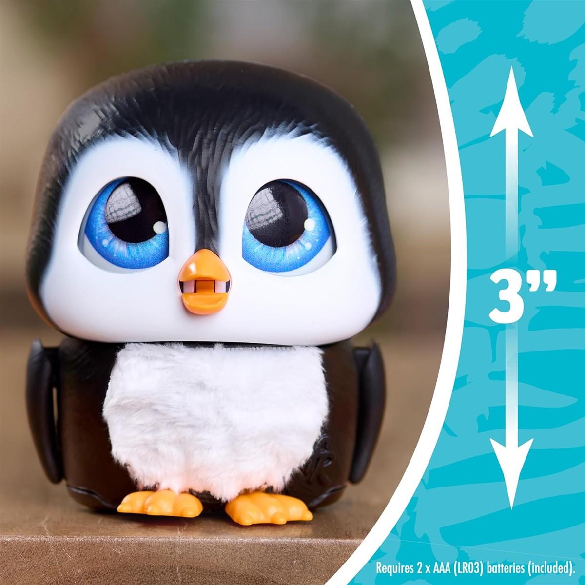 Just Play furReal Handfuls – Shy, der Pinguin, 8,9 cm großes, interaktives Spielzeug für Jungen, Mädchen und Kinder ab 4 Jahren