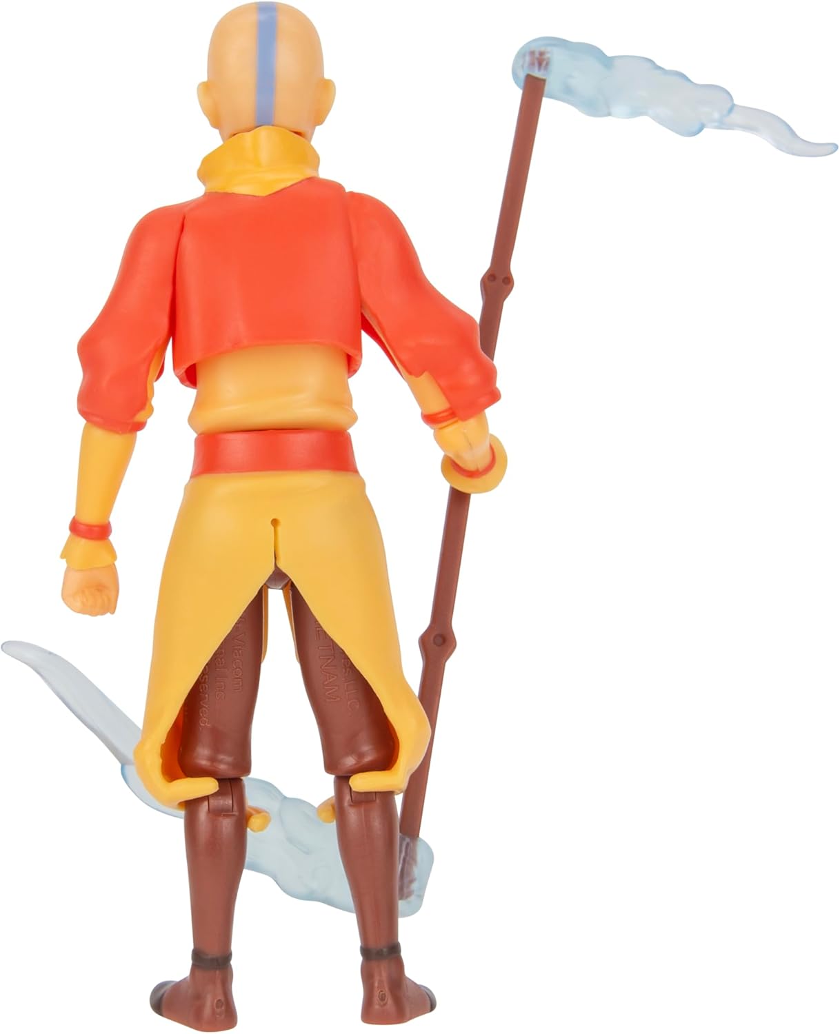 Avatar: The Last Airbender Aang (Book One) – 11,4 cm große Figur mit Staff, Lufteffekten und Battle Action