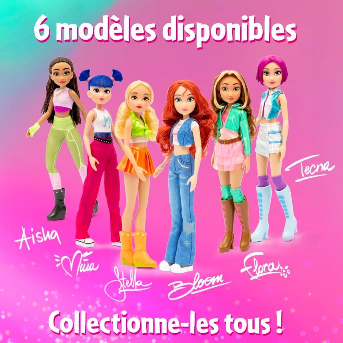Winx Iconic Puppe – Bloom, 27 cm, bewegliche Gelenke, rotes Haar, ikonisches Outfit – offizielles Winx Club Spielzeug für Mädchen ab 4 Jahren