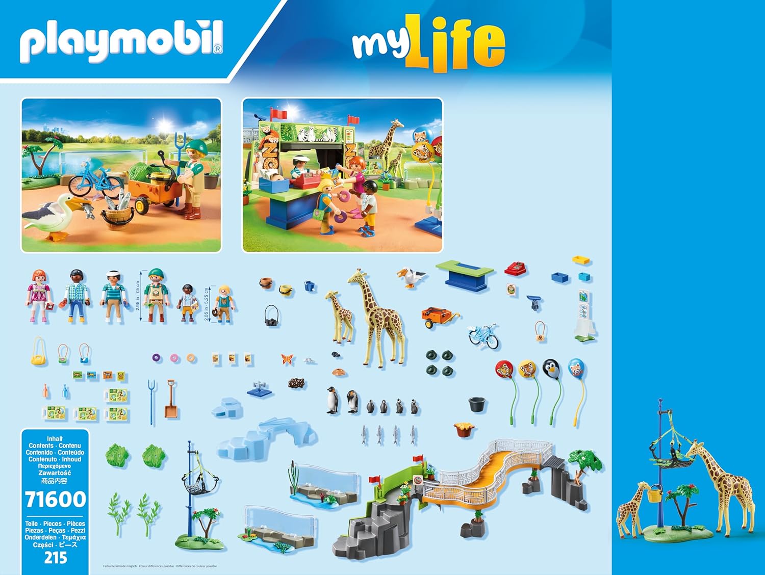 PLAYMOBIL MyLife 71600 Mein großer Erlebnis-Zoo