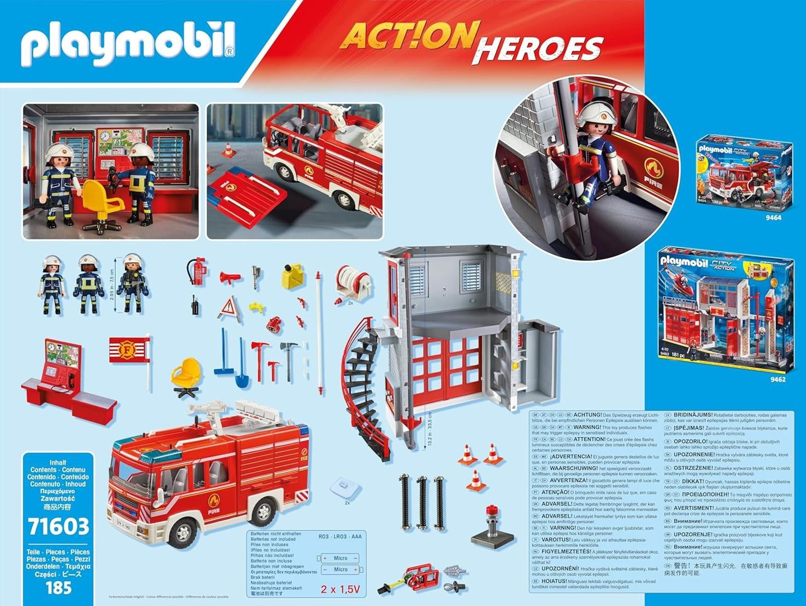 PLAYMOBIL Action Heroes 71603 Feuerwehr-Megaset