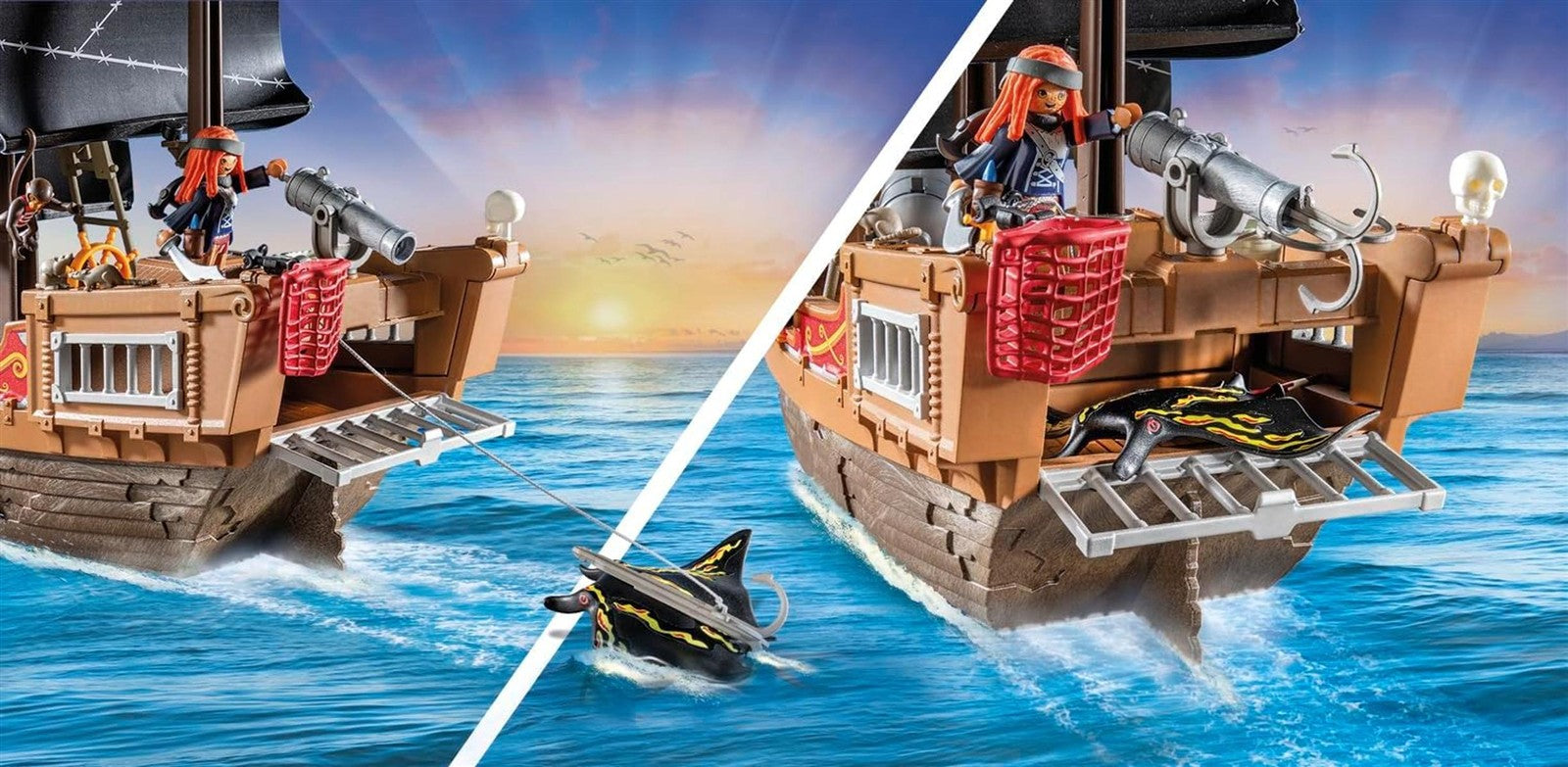 PLAYMOBIL Pirates 71530 Großes Piratenschiff