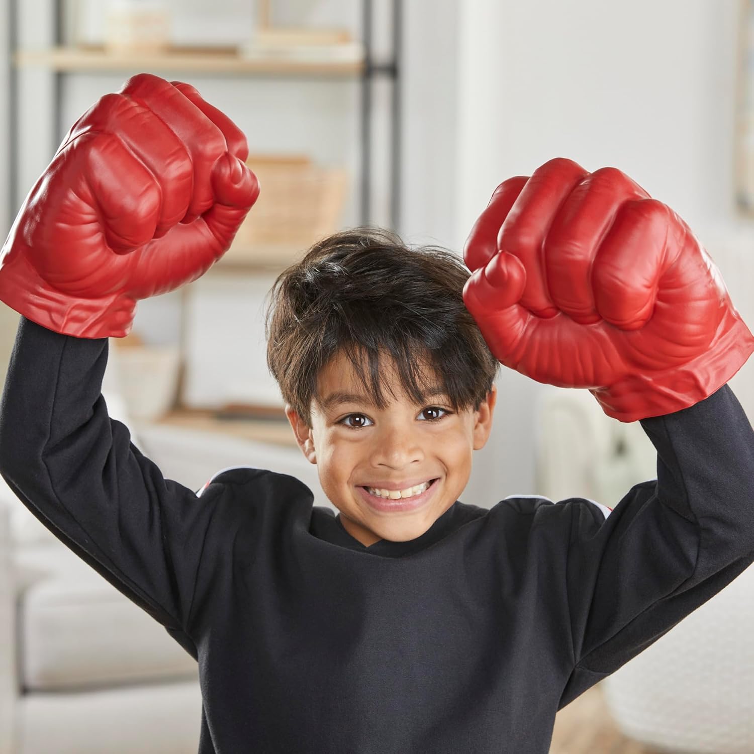 Marvel Avengers Captain America: Brave New World Red Hulk Gamma-Schmetterfäuste, Spielzeugfäuste für Kinder ab 5 Jahren, interaktives Spielzeug als Teil deines Kostüms
