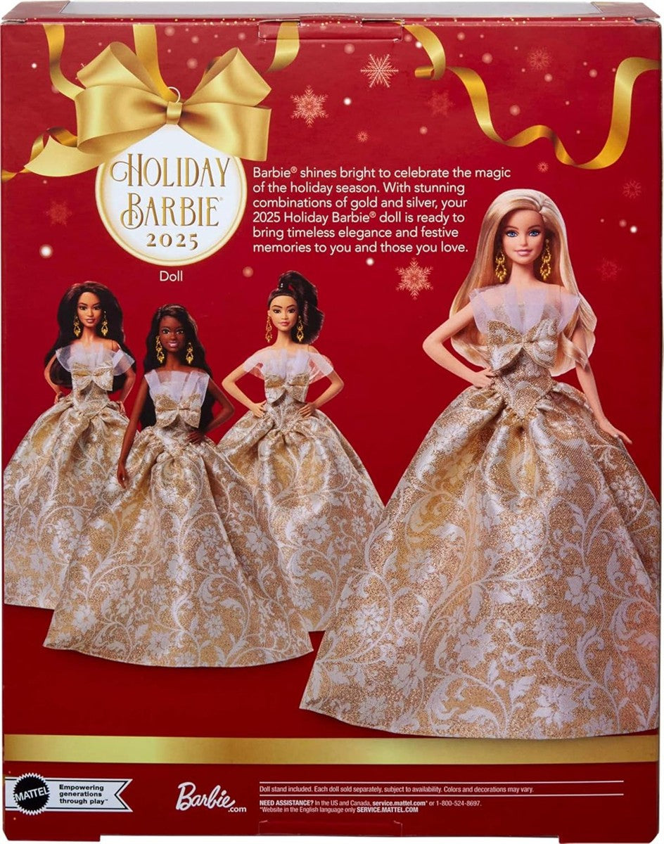 Barbie 2025 Holiday Doll