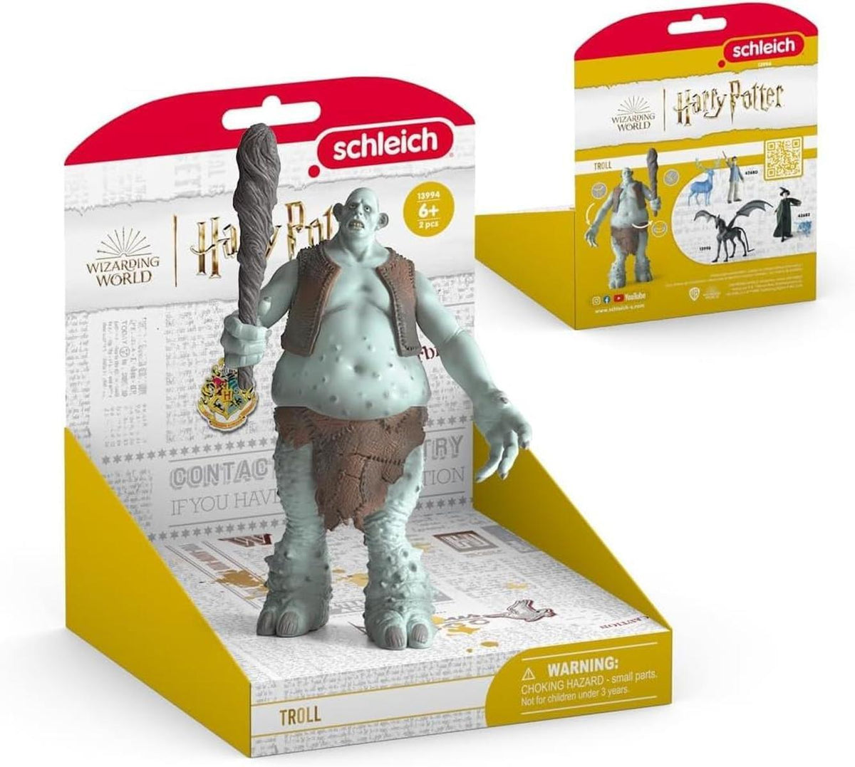 schleich 13994 Troll, ab 6 Jahren, Harry Potter - Spielfigur, 16 x 16 x 18 cm