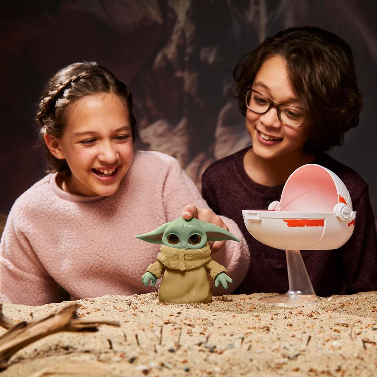 Star Wars Wild Ridin' Grogu Animatronik Spielzeug, über 25 Sound- und Bewegungskombinationen, Spielzeug für Kinder ab 4 Jahren
