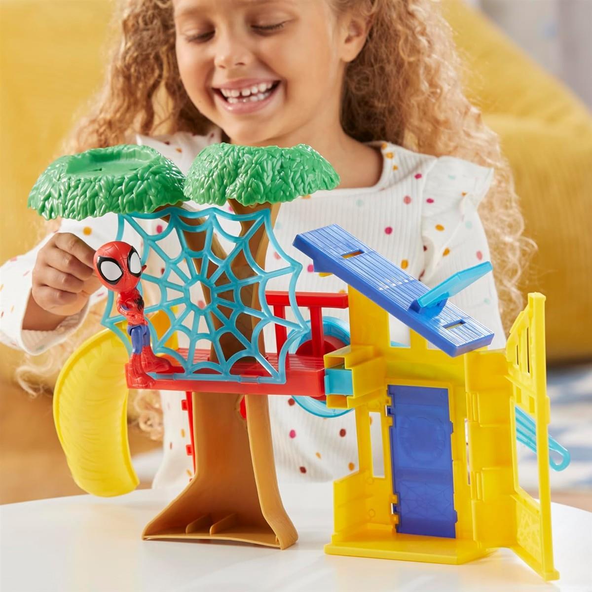 HASBRO Marvel Spidey und Seine Super-Freunde Spideys Spielplatz Spielset mit Spidey Action-Figur