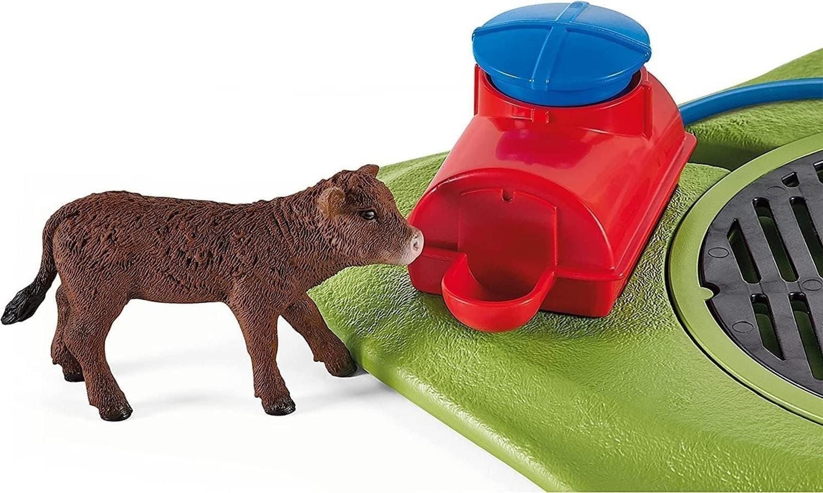 SCHLEICH 42529 Spielset Kuh Waschstation